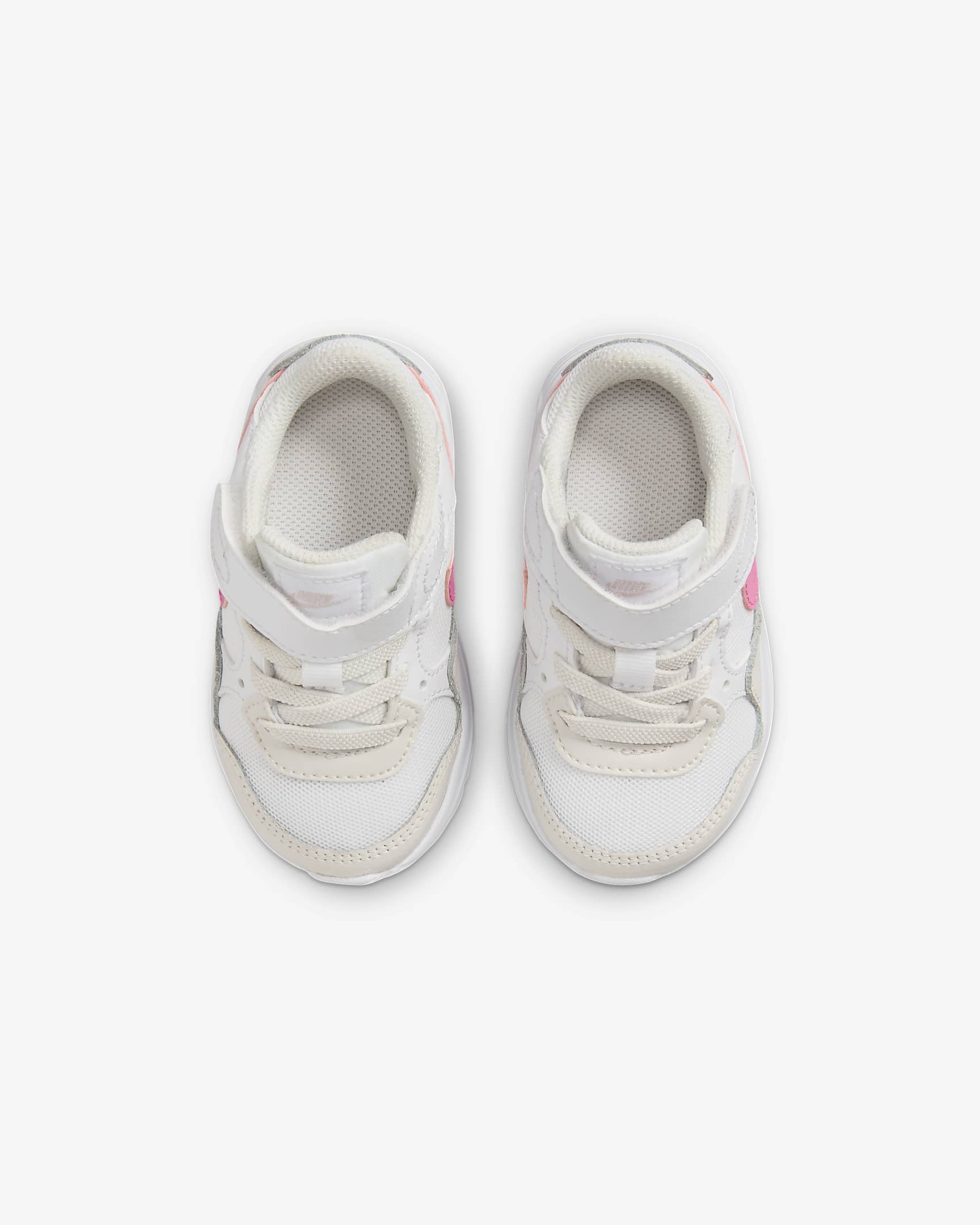 Tenis para bebé e infantil Nike Air Max SC - Blanco/Fantasma/Violeta platino/Rosa alegre