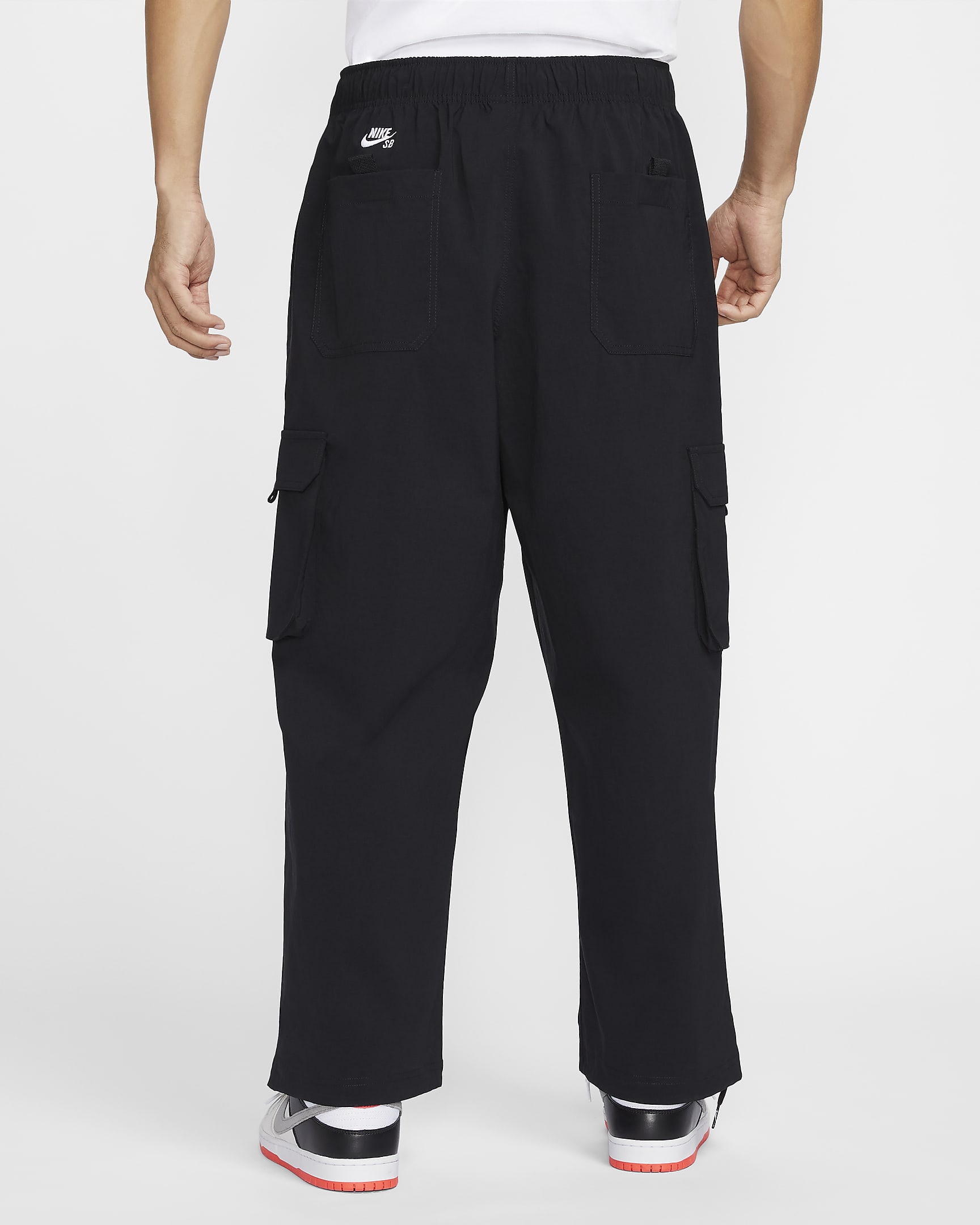 Nike SB Kearny Cargo Skate Trousers - Black/White