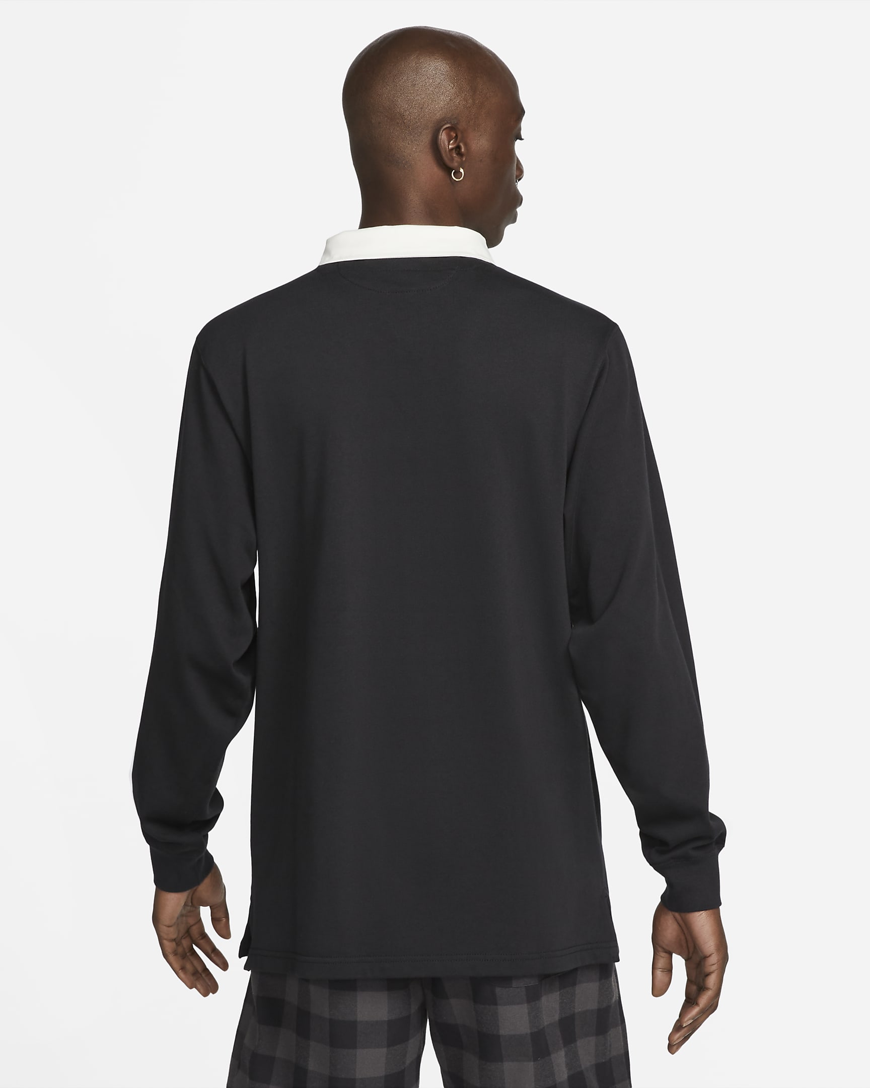 Nike Sportswear Trend Men's Rugby Top - Black/Sail