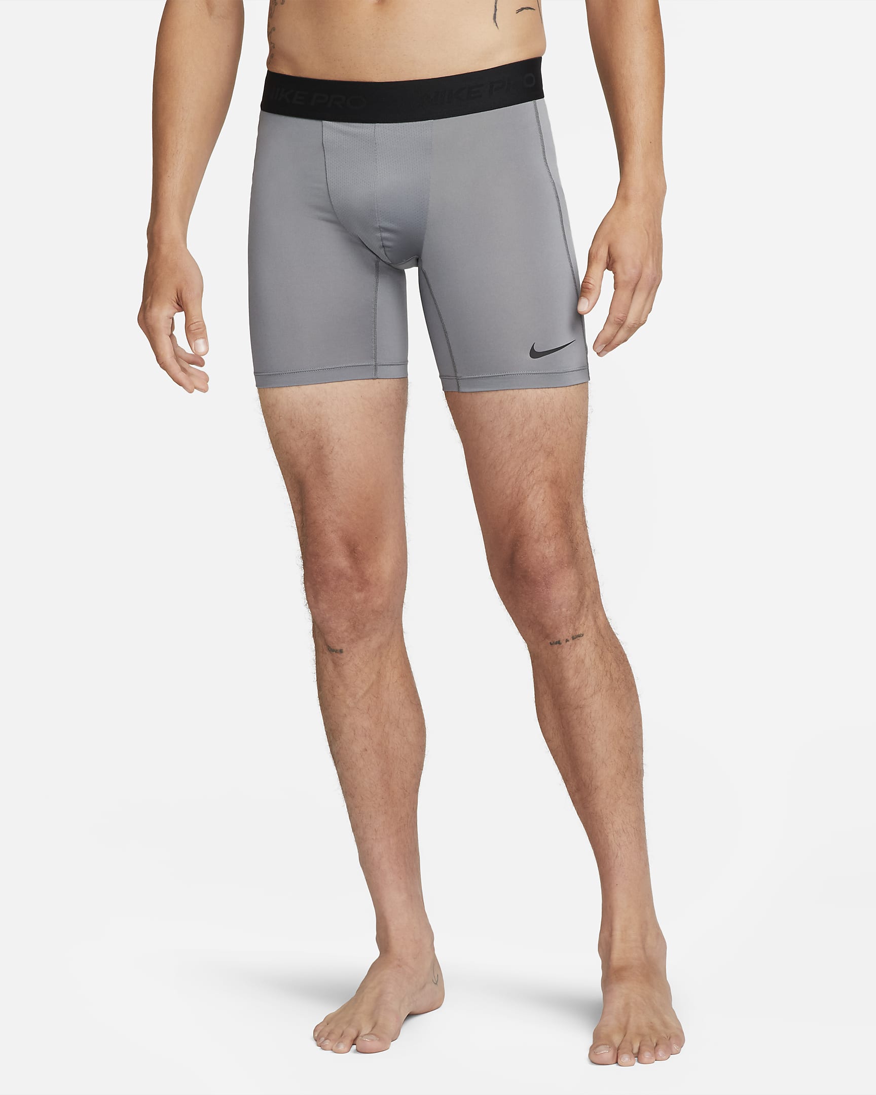 Nike Pro Men's Dri-FIT Fitness Shorts - Smoke Grey/Black