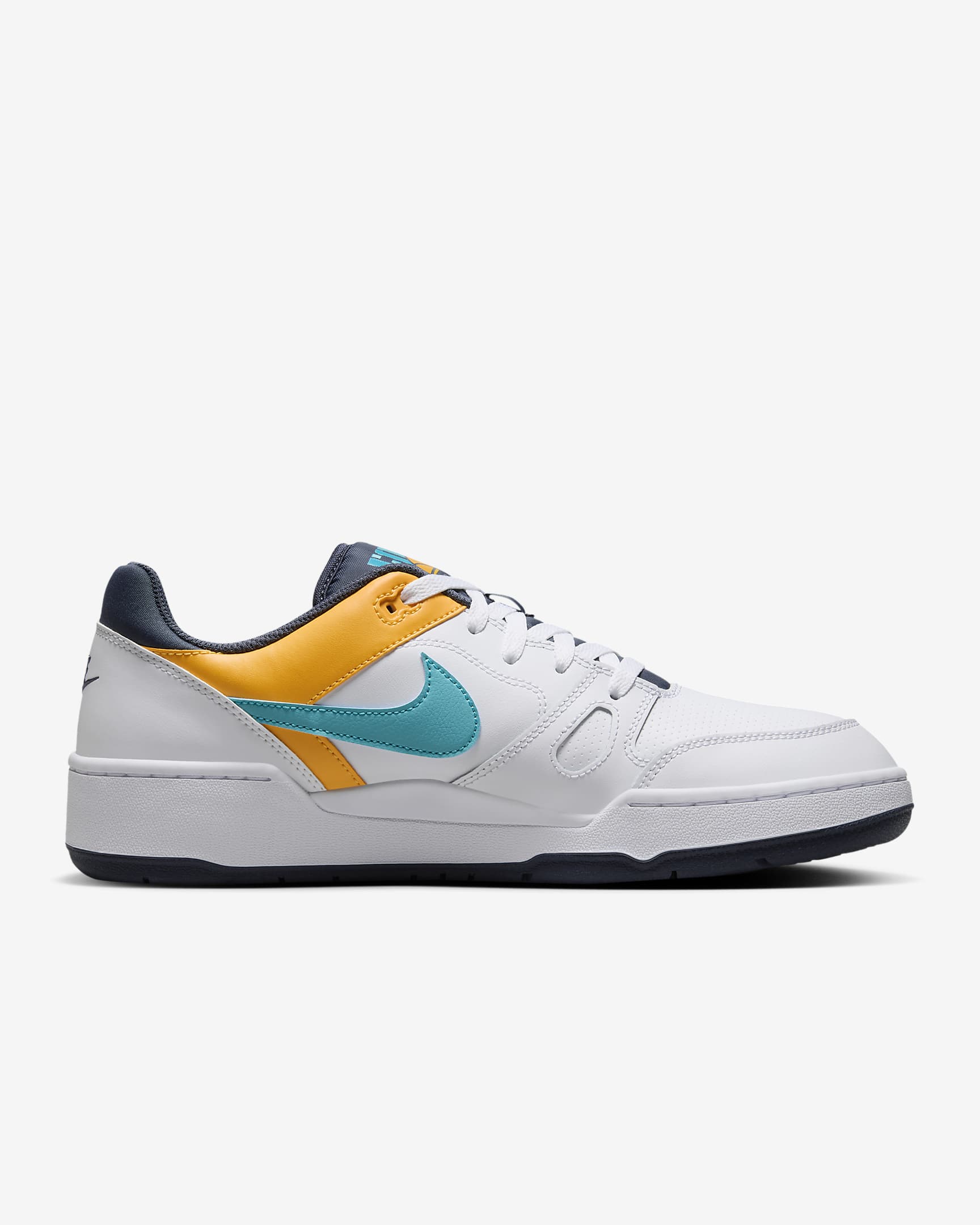 Tenis para hombre Nike Full Force Low - Blanco/Trueno azul/Cactus empolvado/Rosa carrera