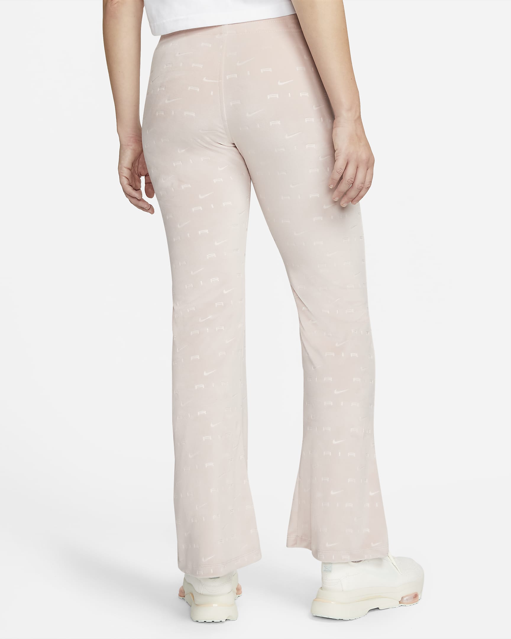 nike air women's velour mid rise pants