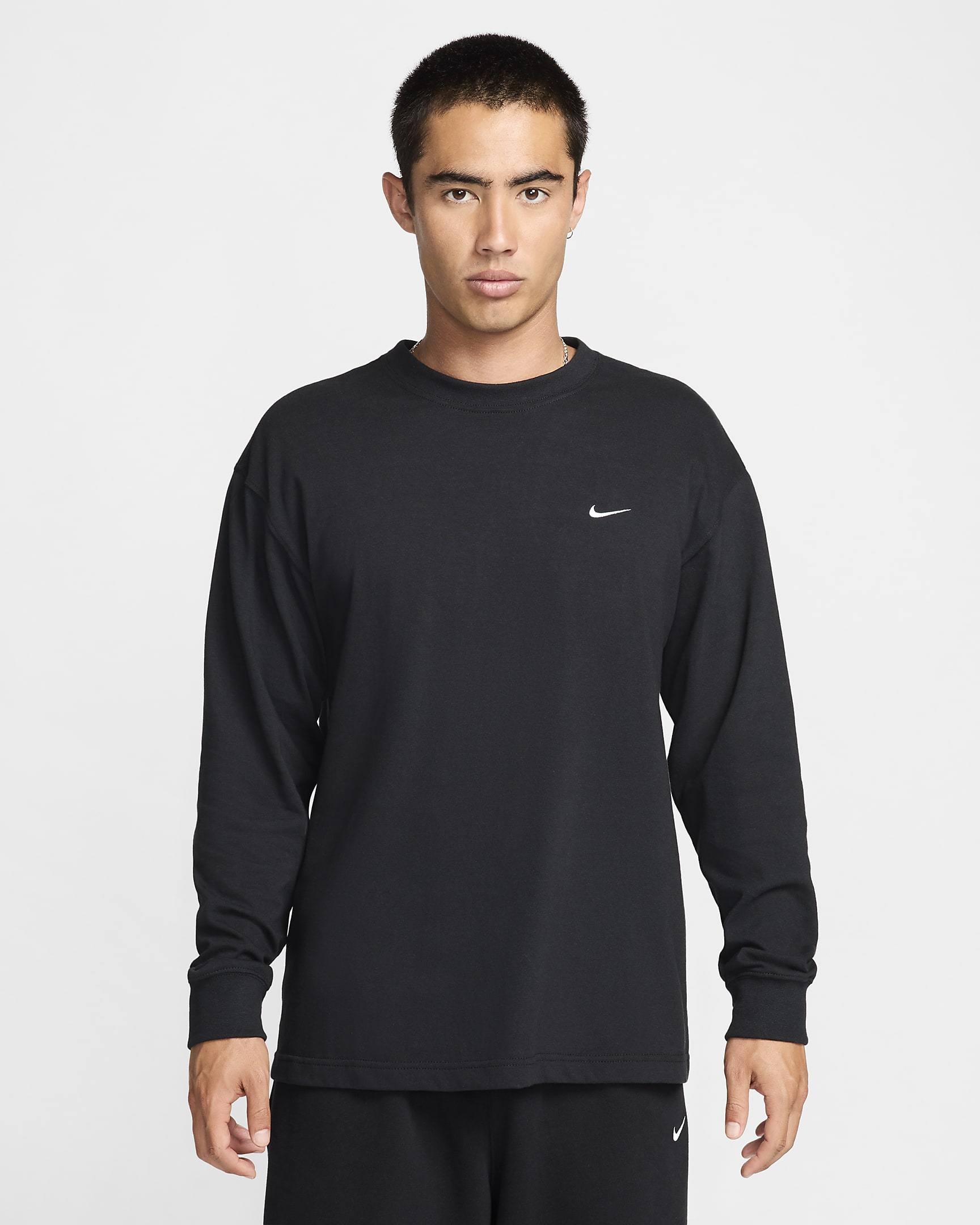 Nike "Made in USA" Men's Long-Sleeve T-Shirt - Black/Black/White