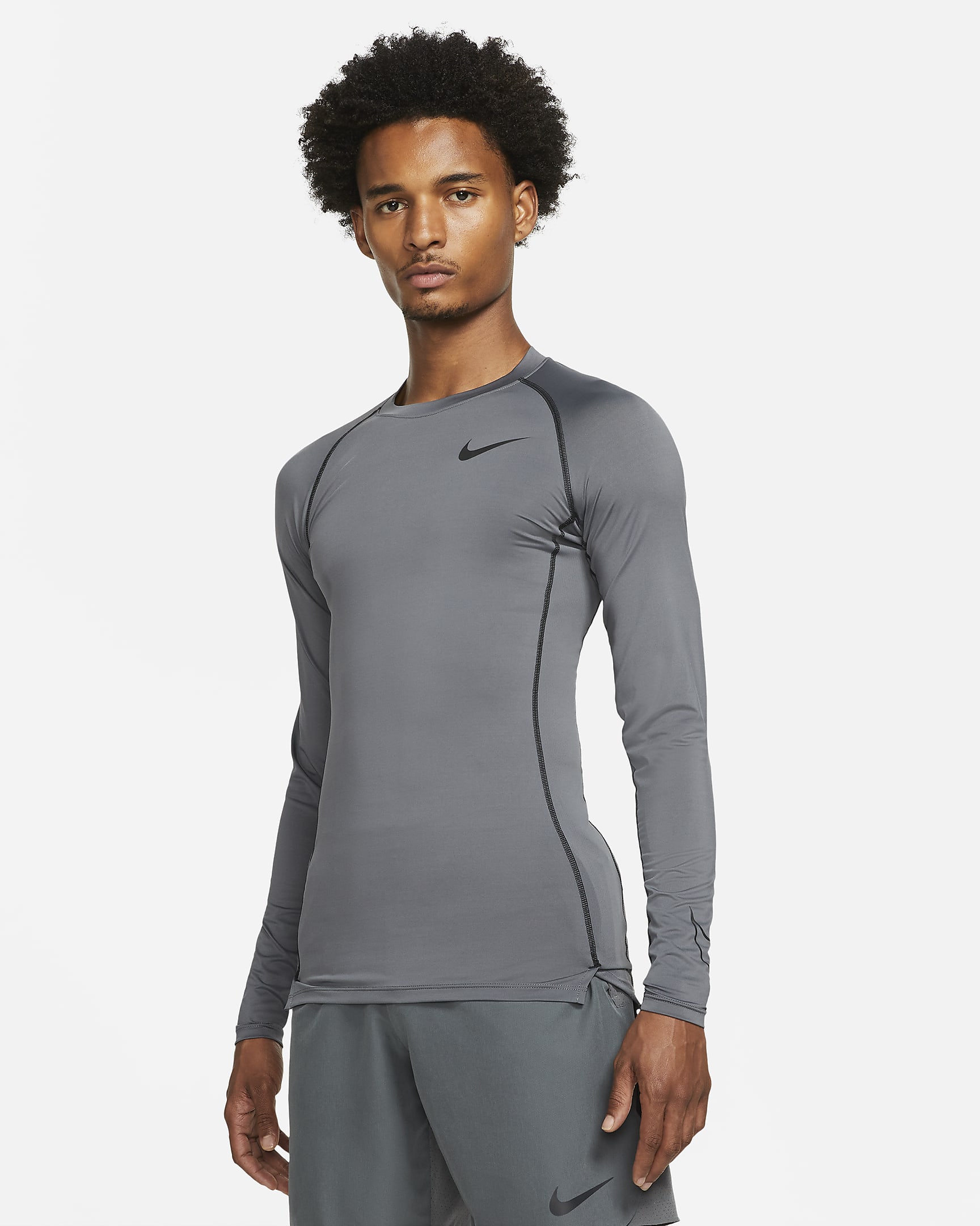 Nike Pro Dri-FIT Men's Tight-Fit Long-Sleeve Top. Nike UK