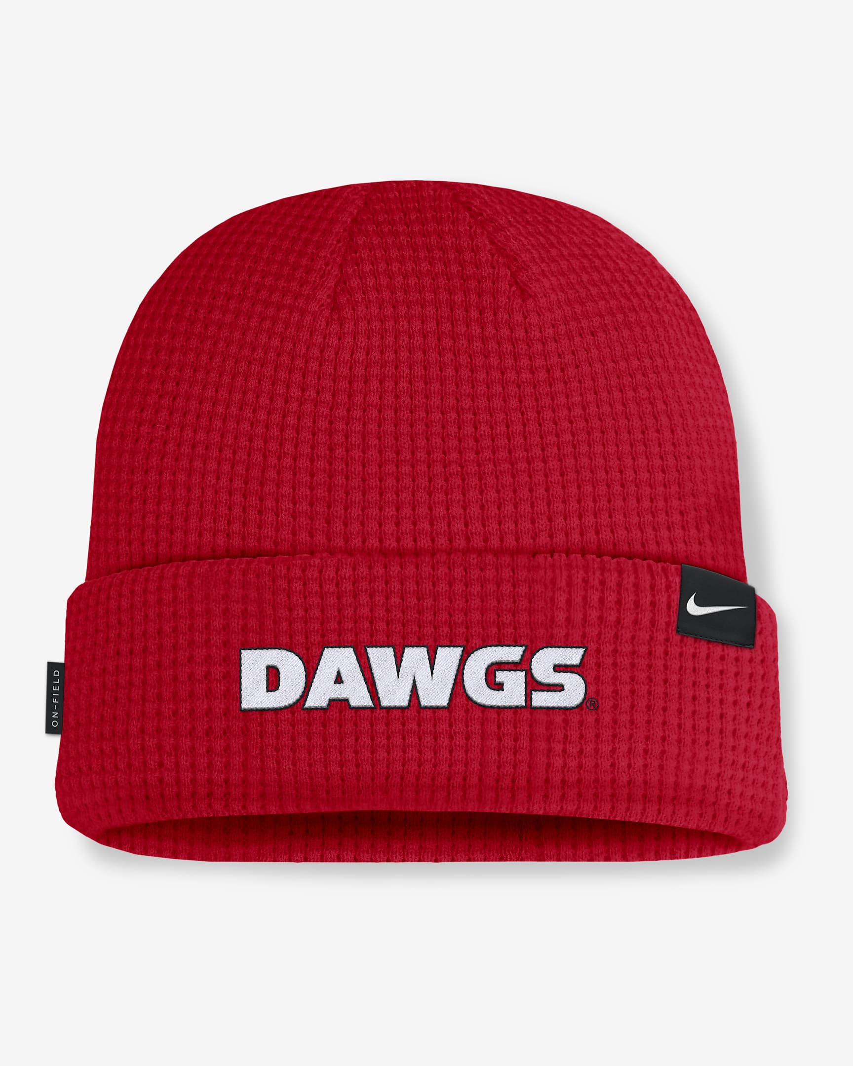 Georgia Bulldogs Sideline Terra Men's Nike College Cuffed Beanie - University Red