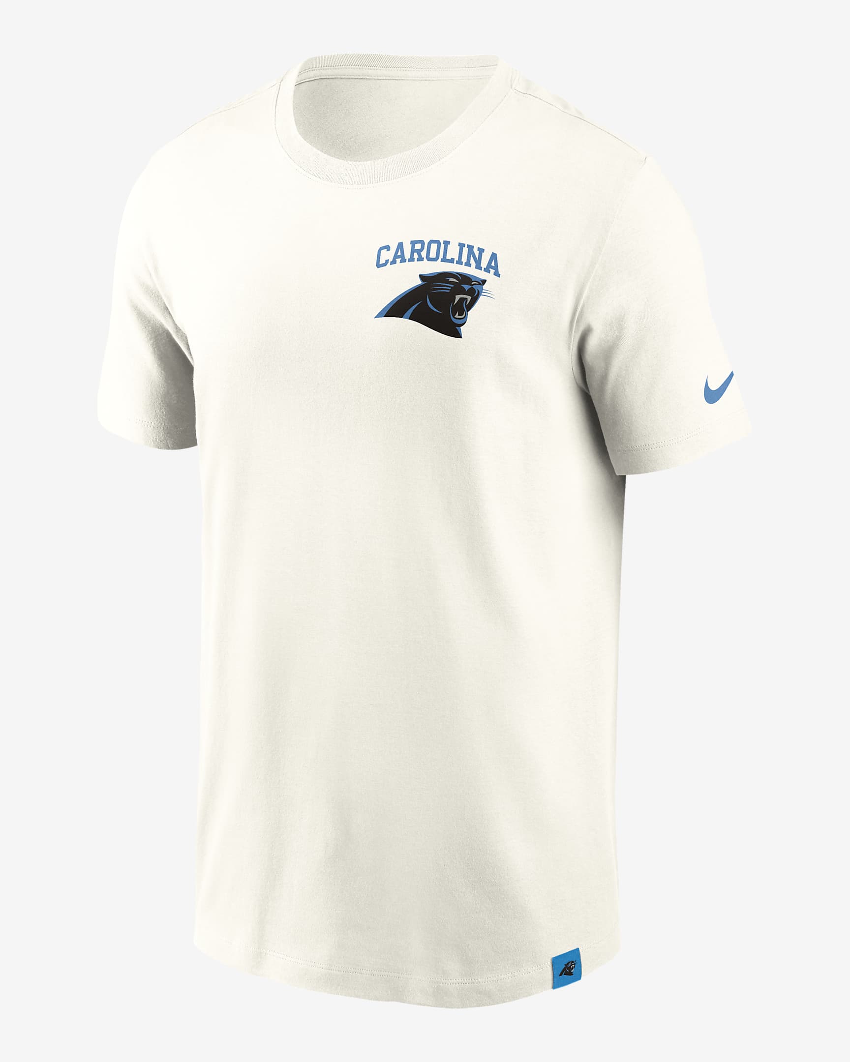 Carolina Panthers Blitz Essential Men's Nike NFL T-Shirt - Cream