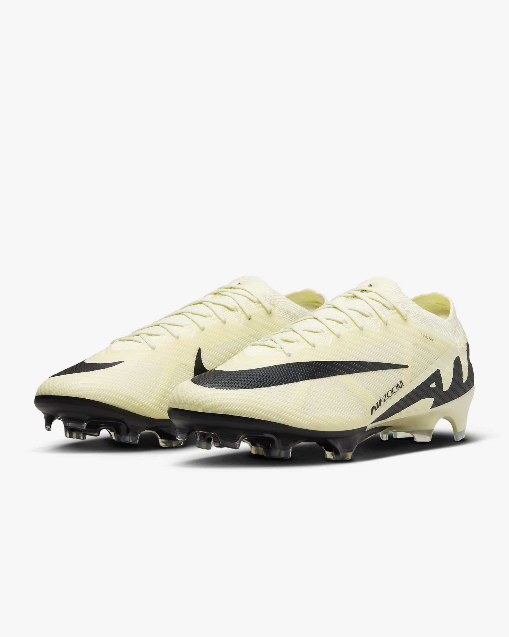 Nike Mercurial Vapor 15 Elite Firm Ground Low-Top Soccer Cleats - Lemonade/Black