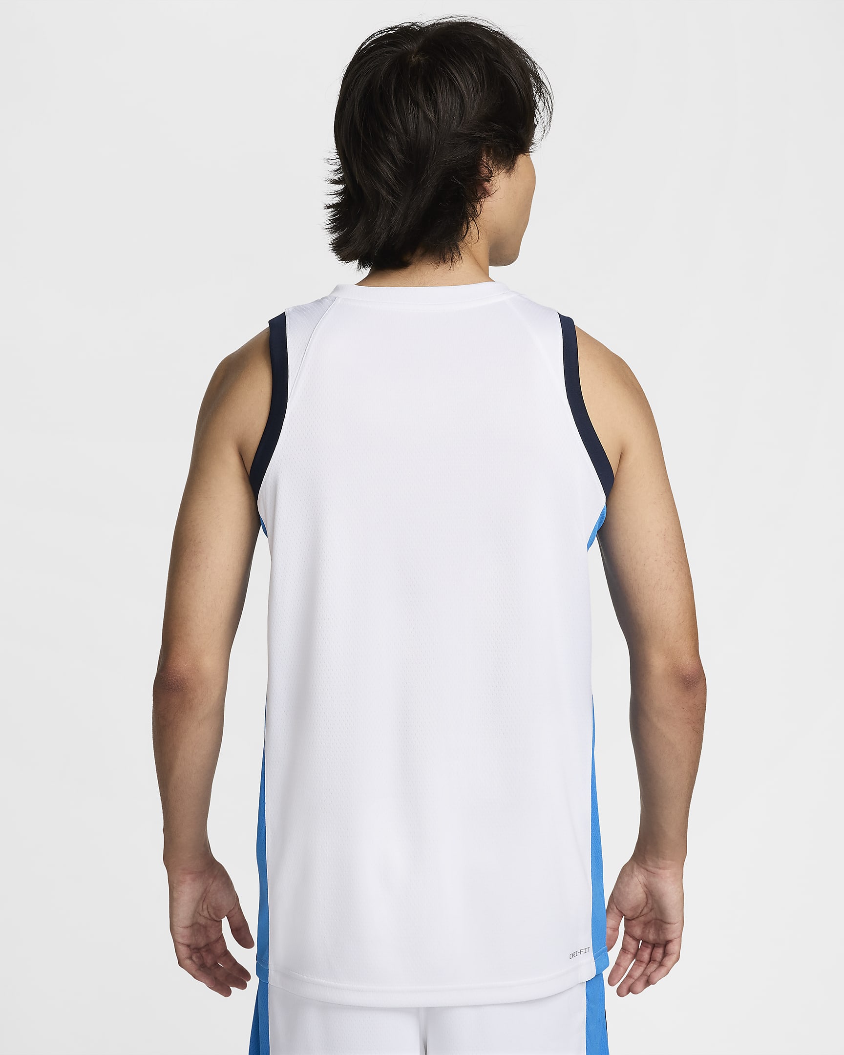 Maillot Nike Basketball Grèce Limited Domicile pour homme - Blanc/Light Photo Blue