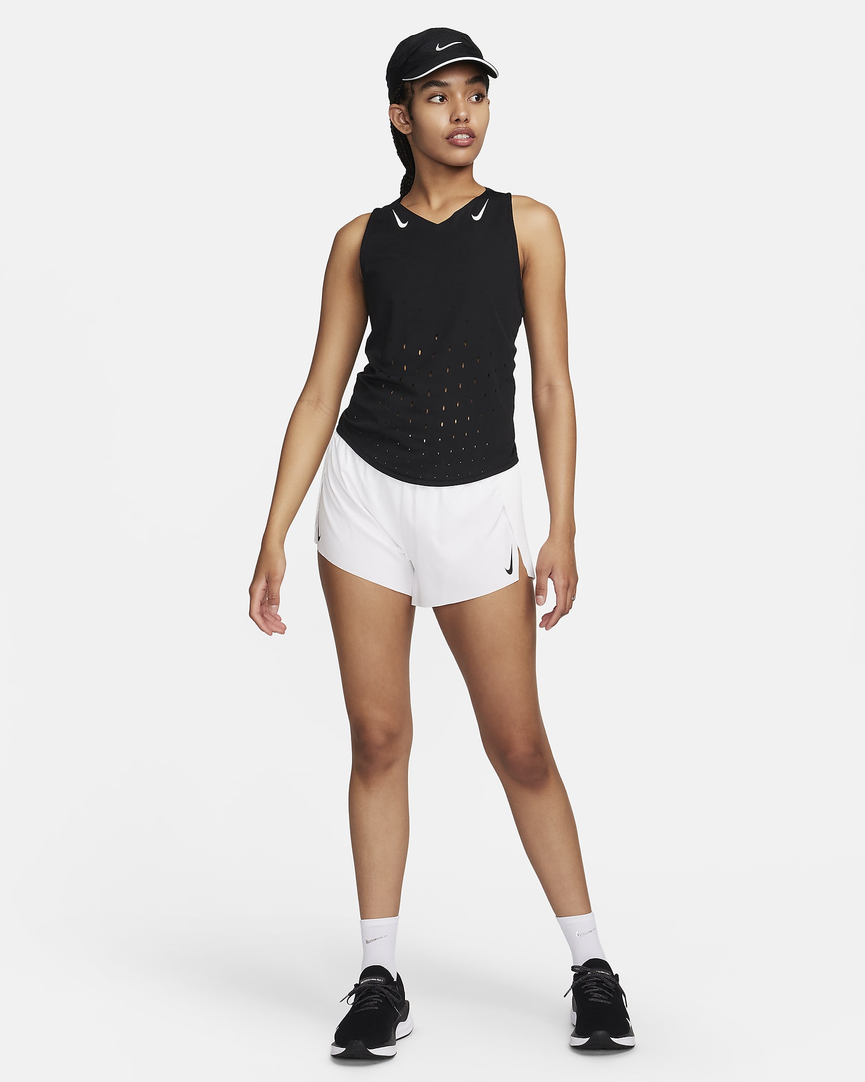 Nike AeroSwift Women's Dri-FIT ADV Mid-Rise Brief-Lined 8cm (approx ...