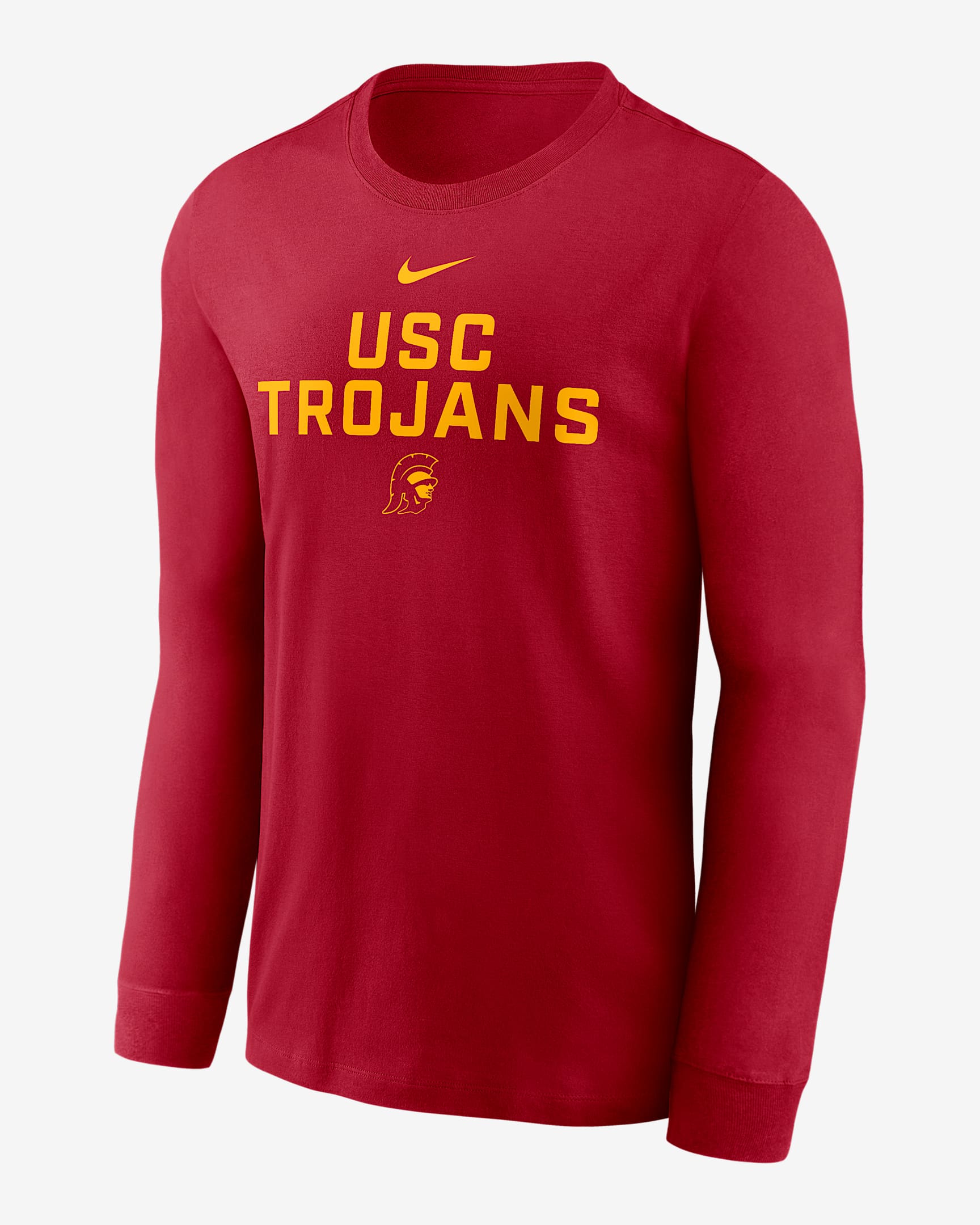 USC Sideline Men's Nike Dri-FIT College Long-Sleeve T-Shirt - Crimson