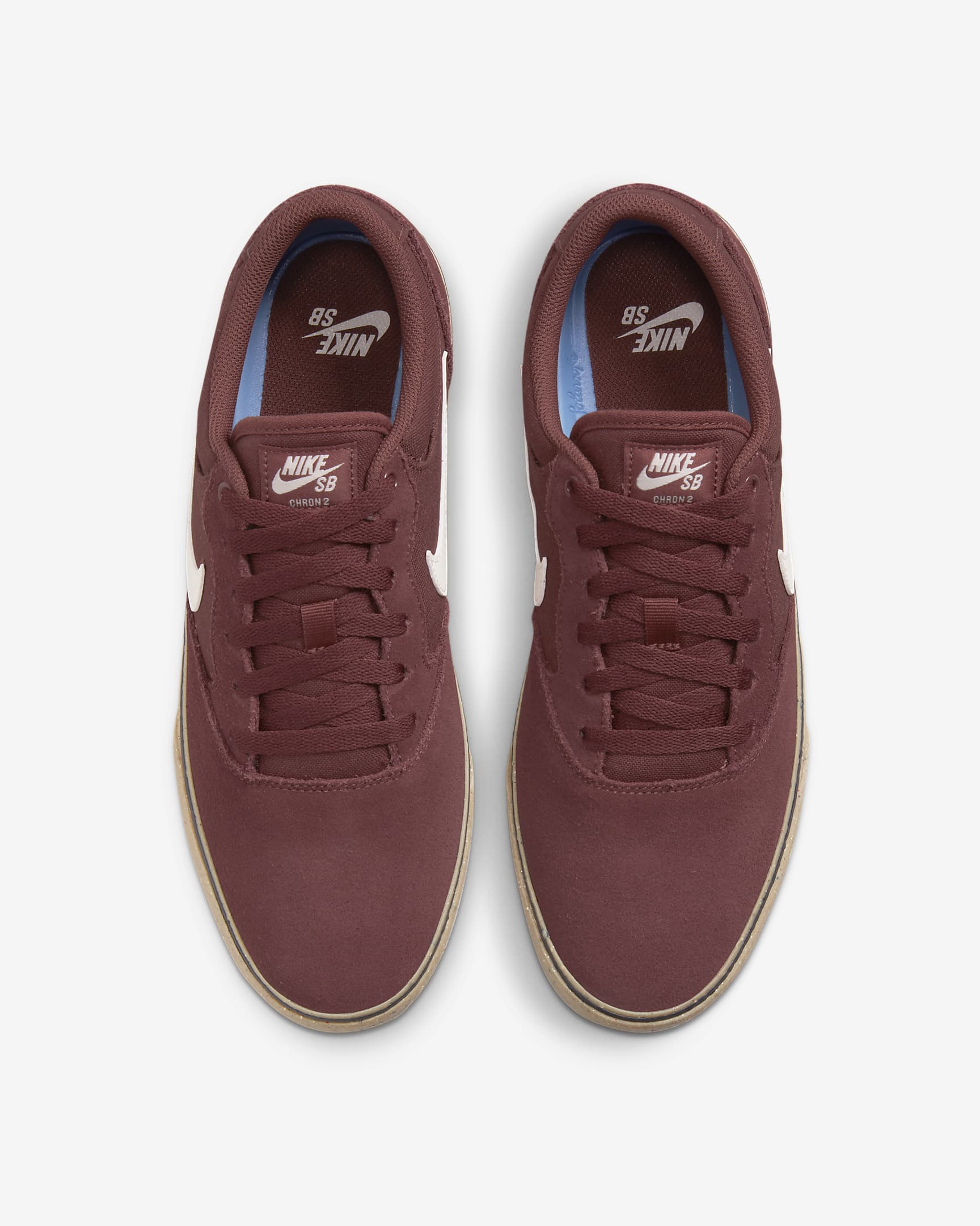 Nike SB Chron 2 Skate Shoe - Dark Pony/Dark Pony/Gum Light Brown/Sail