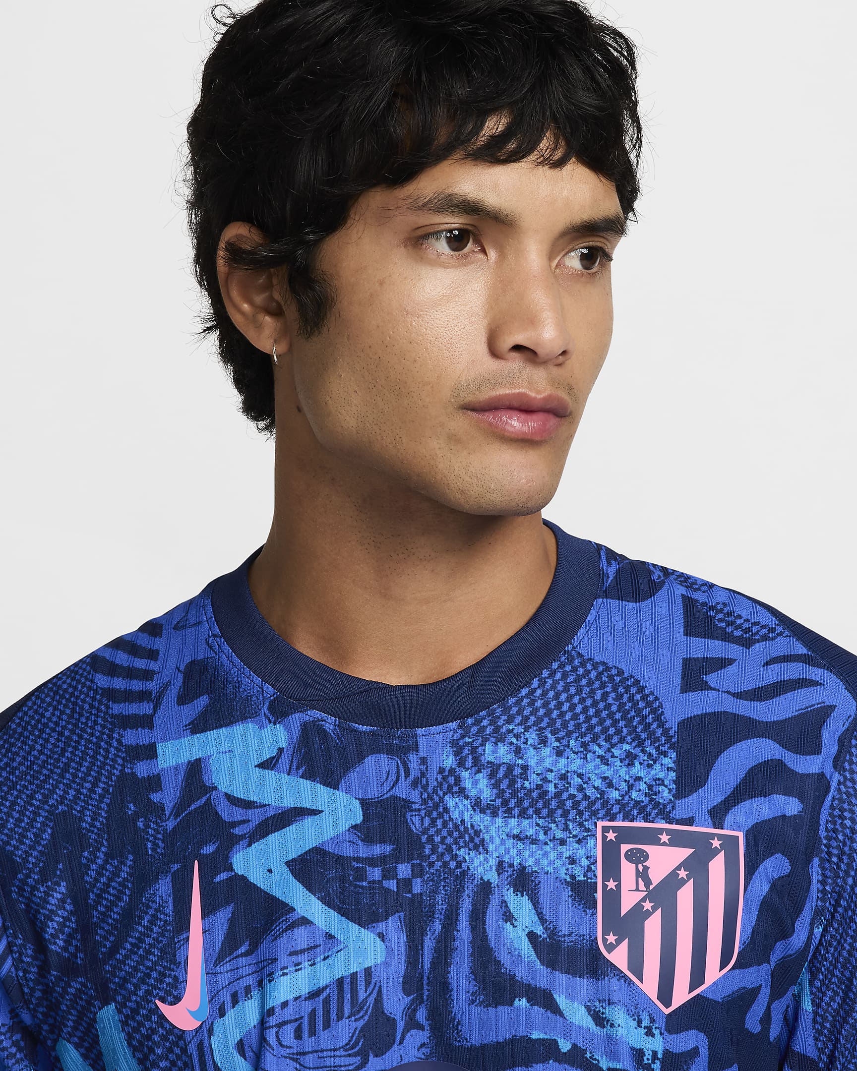 Maglia da calcio Authentic Nike Dri-FIT ADV Atlético de Madrid 2024/25 Match da uomo – Terza - Blue Void/Pink Glow