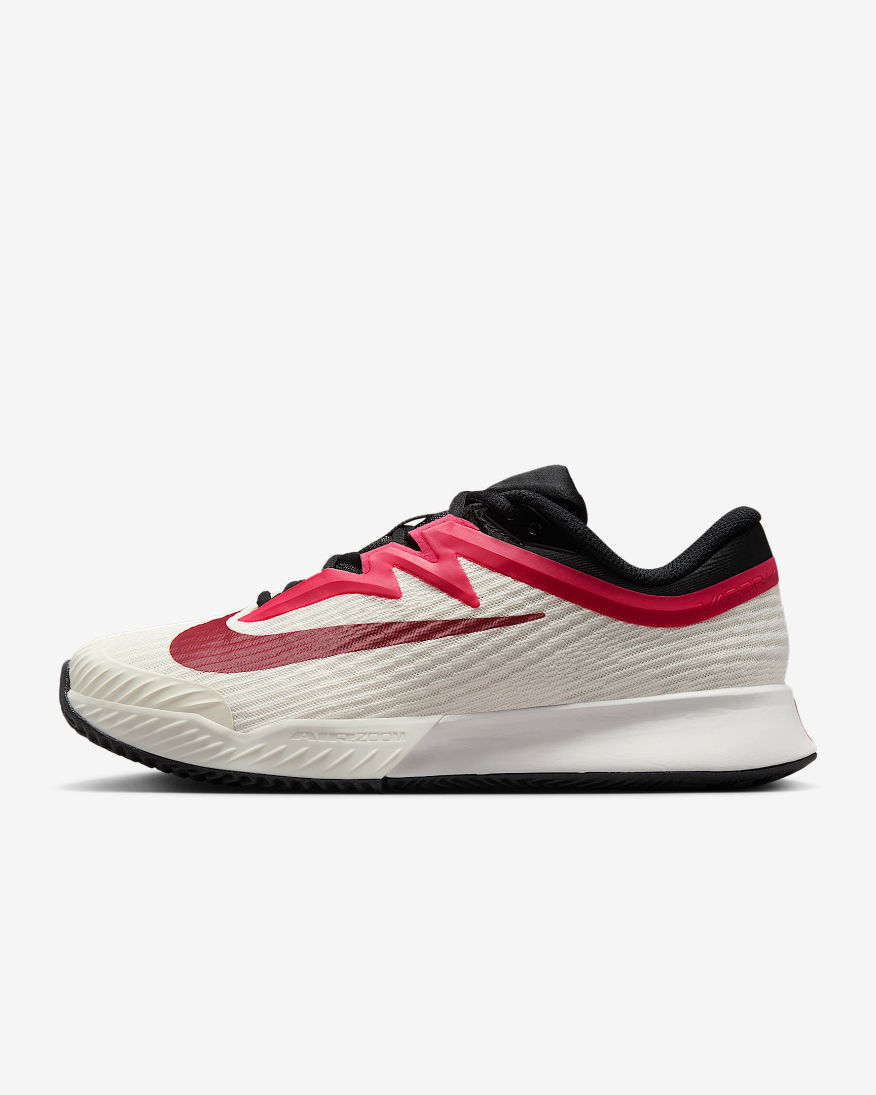 Nike Vapor Pro 3 Women's Clay Court Tennis Shoes - Pale Ivory/Sail/Team Red/Rush Pink