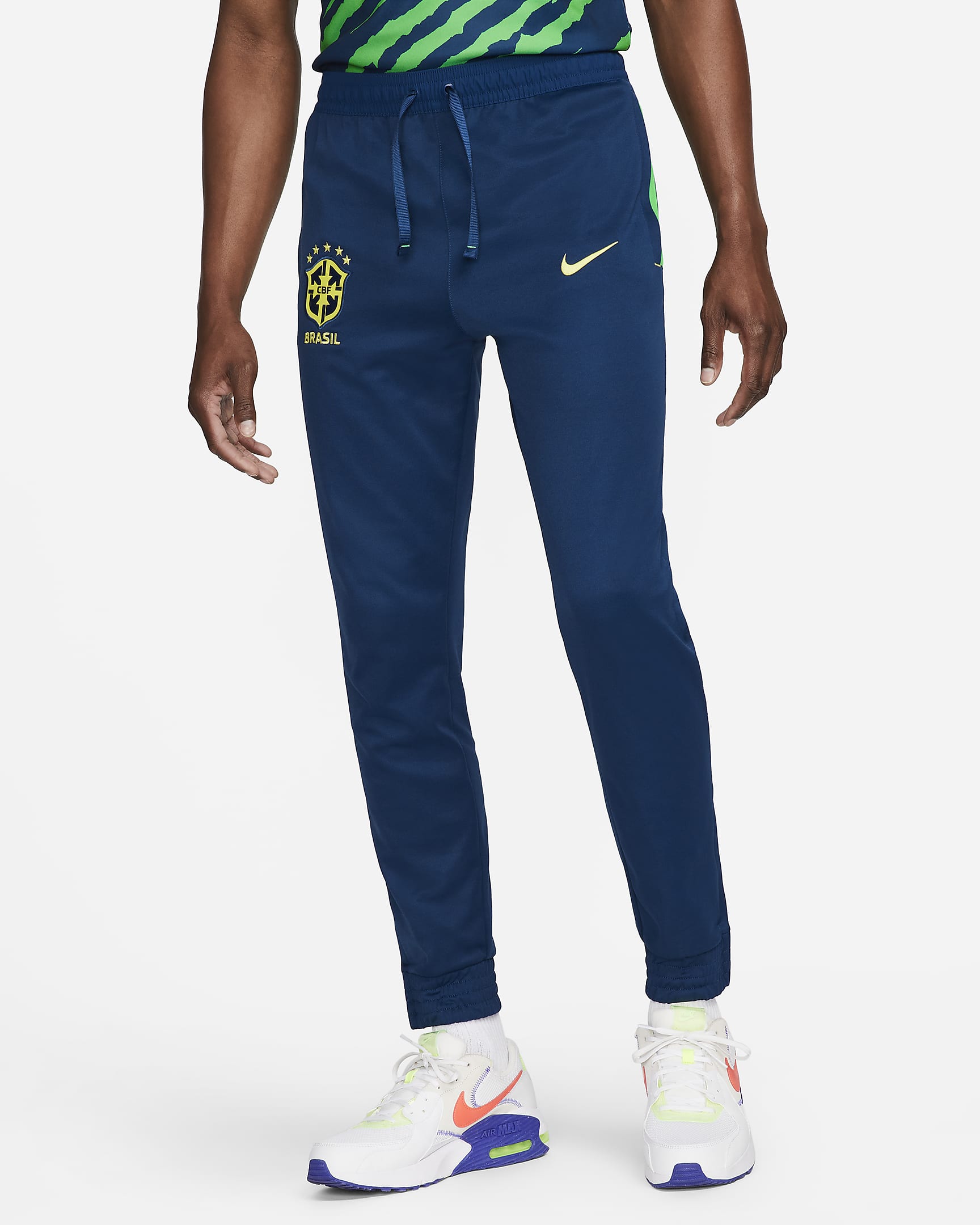 Brazil Travel Men's Knit Football Pants. Nike GB