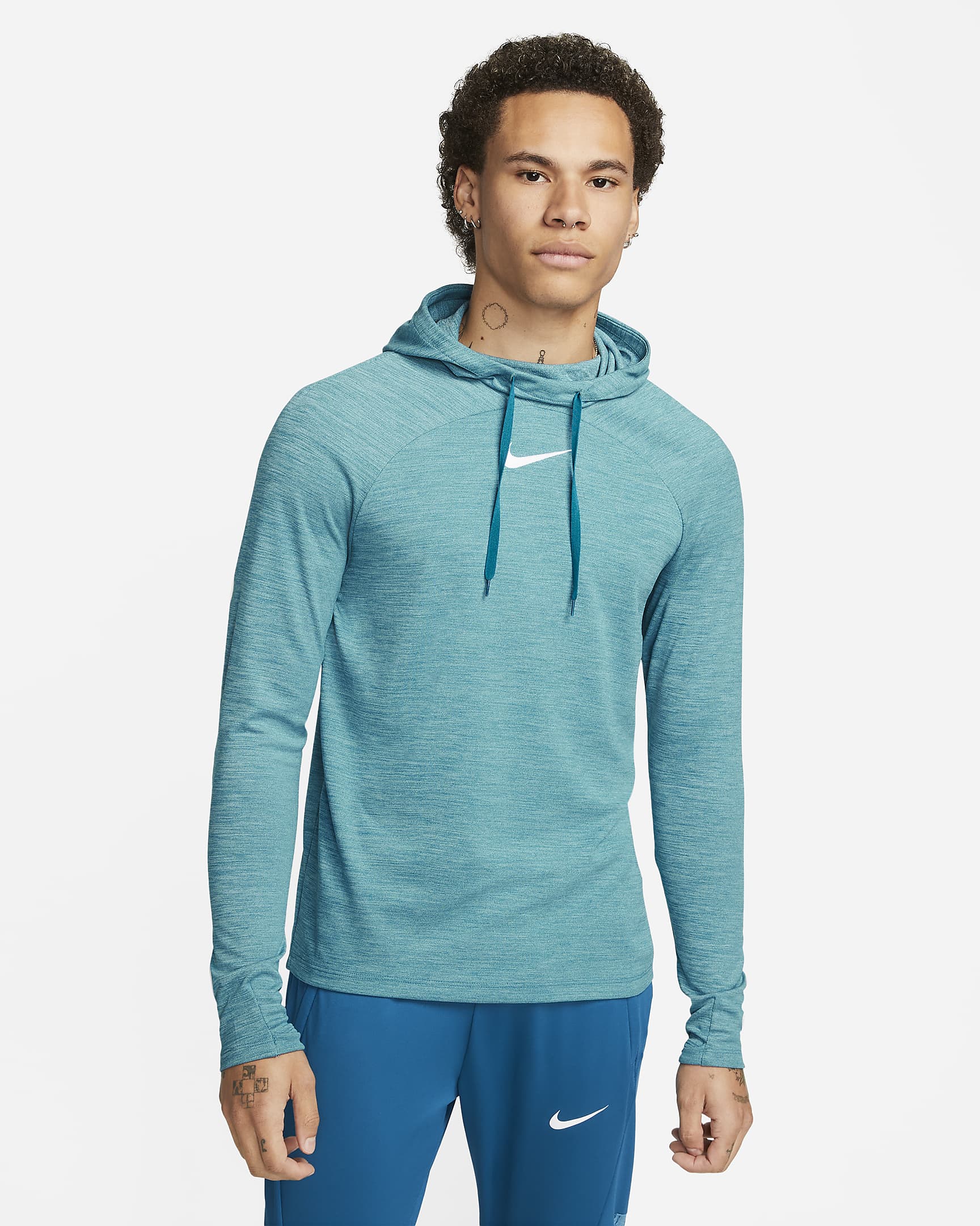 Nike DriFIT Academy Men's Pullover Football Hoodie. Nike LU