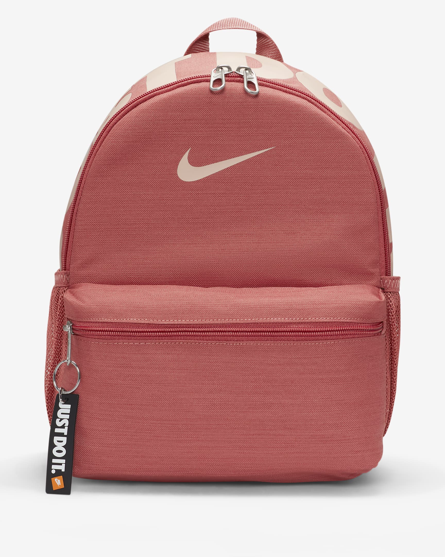 Nike Brasilia JDI Kids' Backpack (Mini) - Canyon Rust/Arctic Orange/Arctic Orange