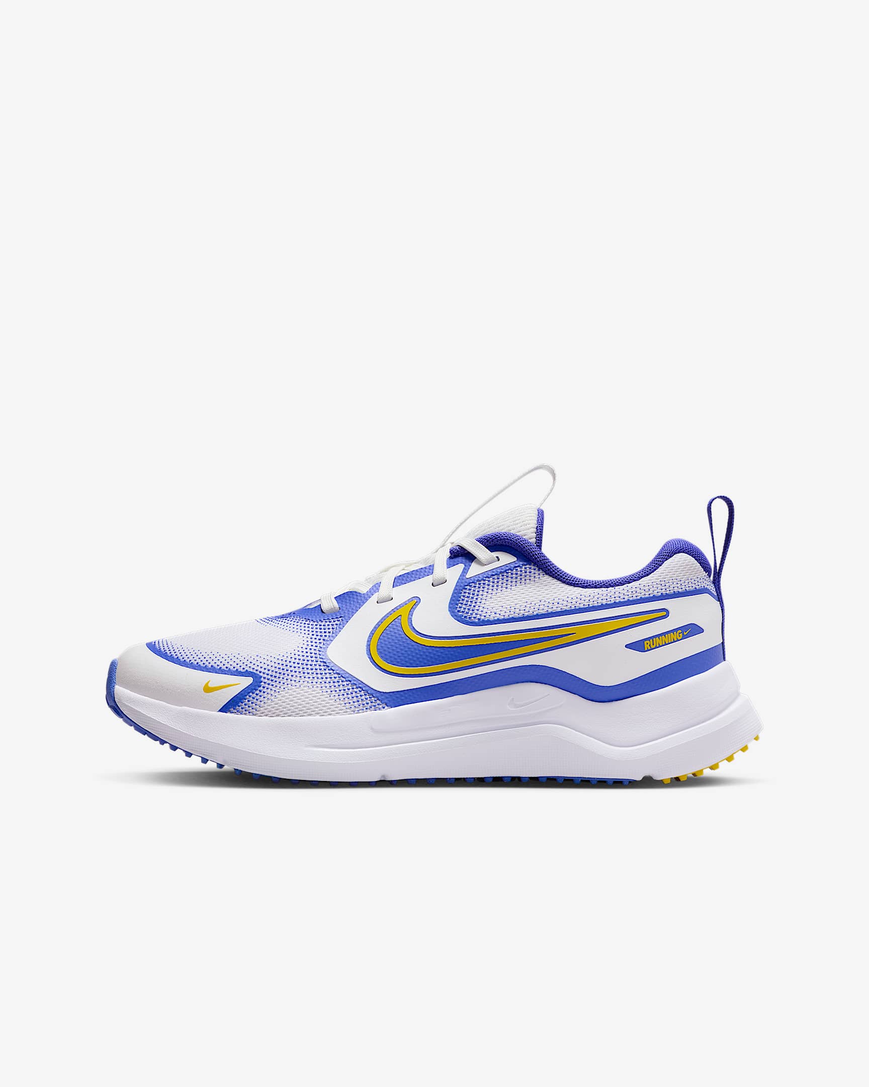 Nike Cosmic Runner Older Kids' Road Running Shoes - Summit White/Persian Violet/White/Bright Citron