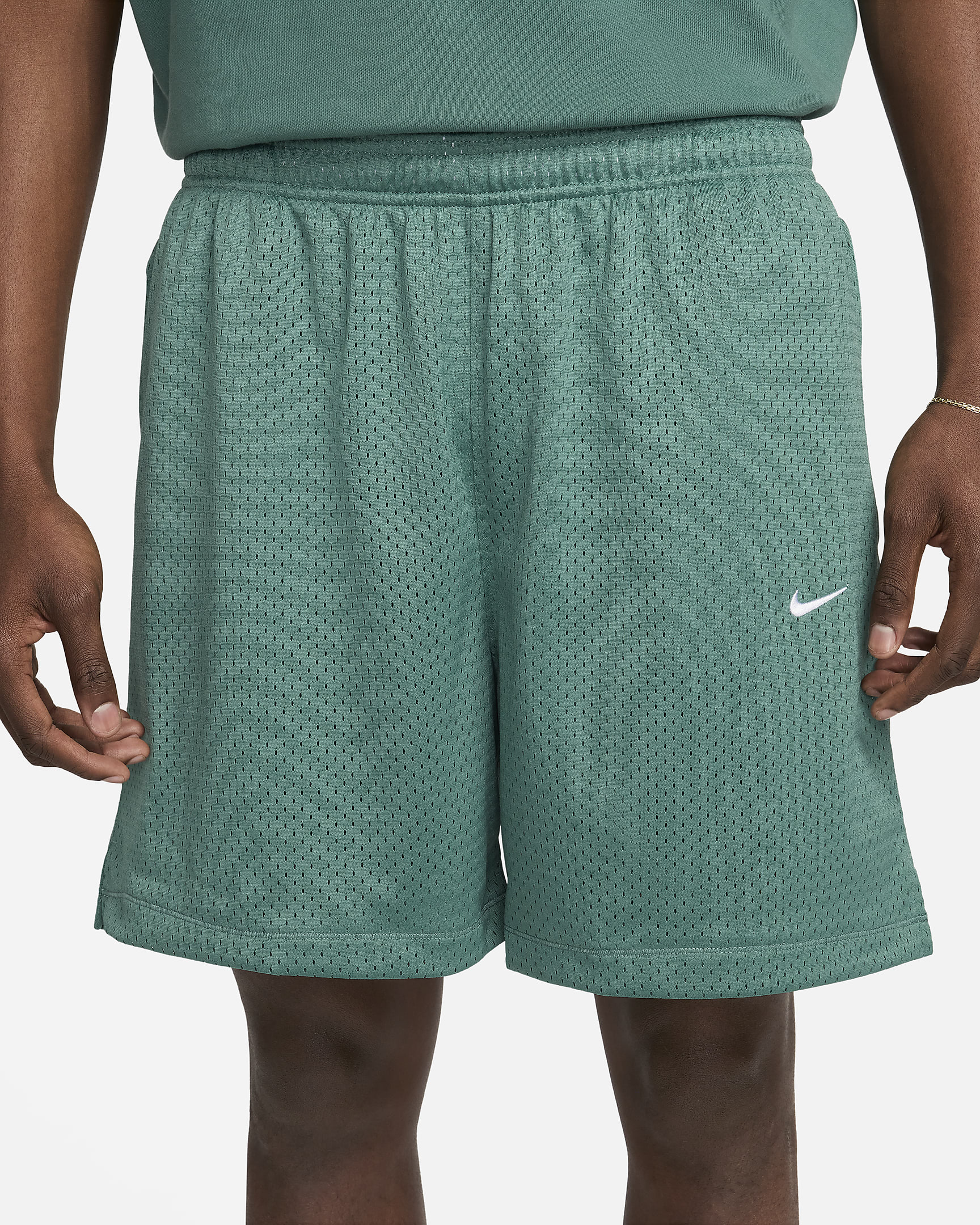 Nike Sportswear Swoosh Men's Mesh Shorts - Bicoastal/White