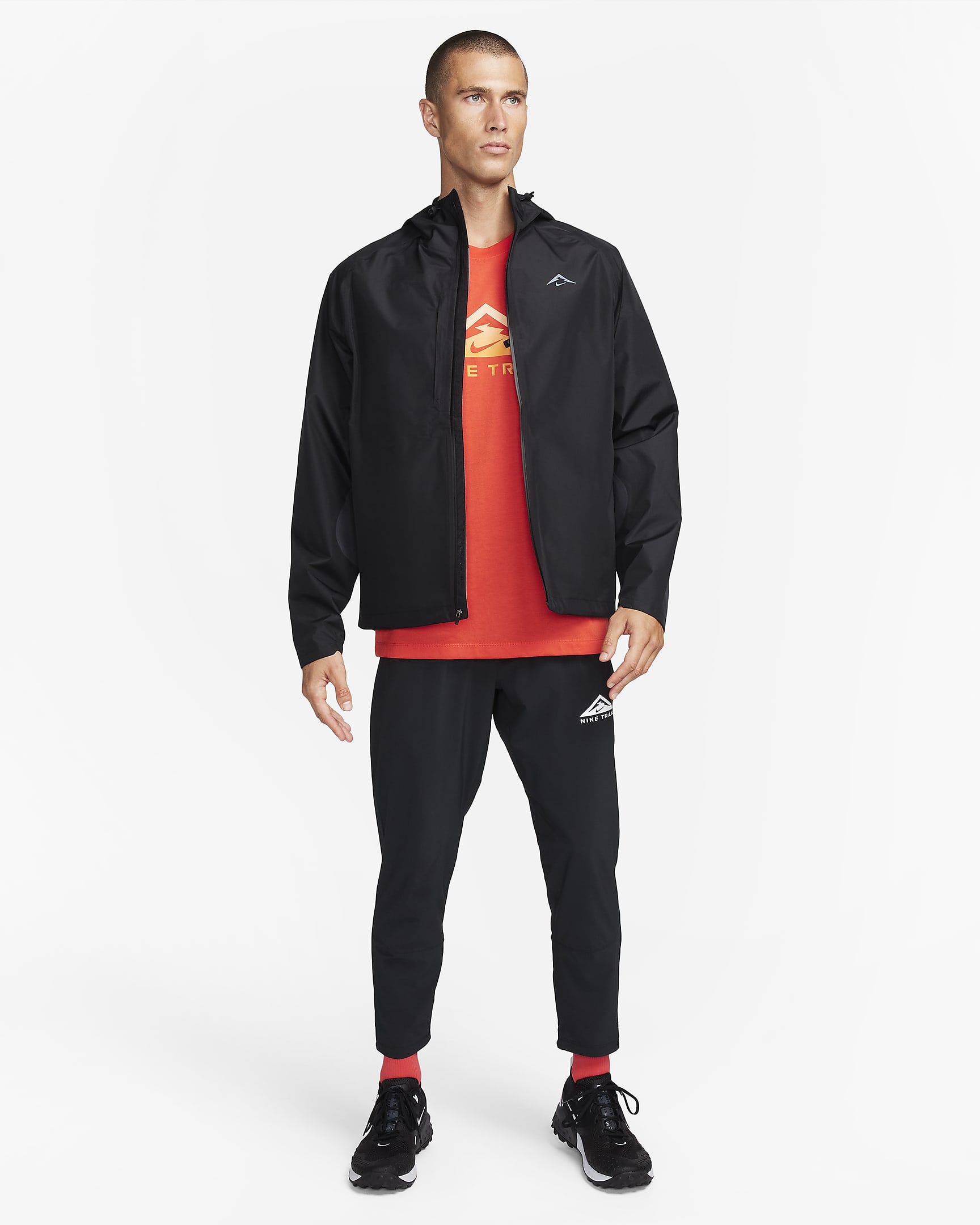 Nike Trail 'Cosmic Peaks' GORE-TEX INFINIUM™ Men's Running Jacket - Black/Anthracite/Anthracite