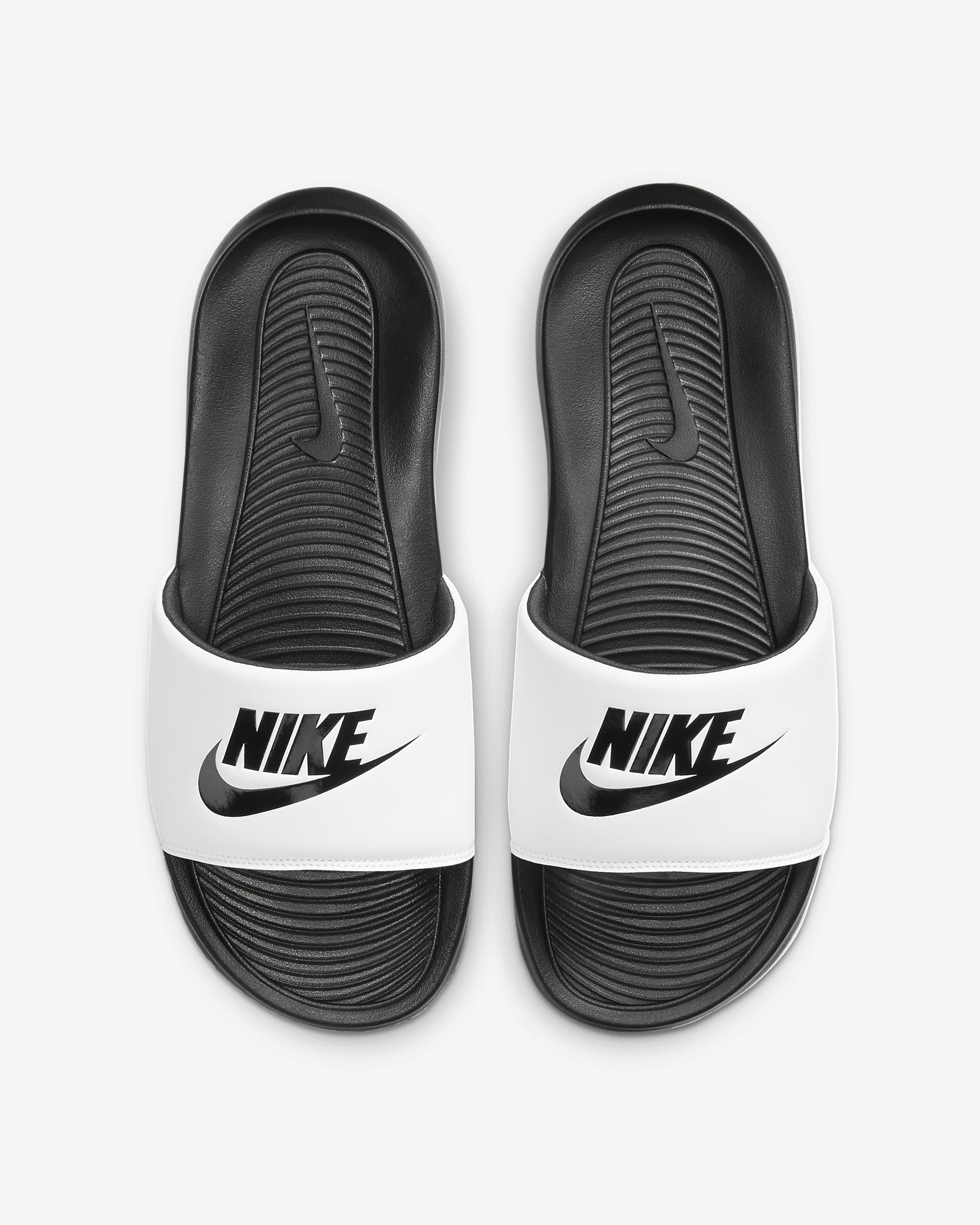 Nike Victori One Slippers voor heren - Zwart/Wit/Zwart