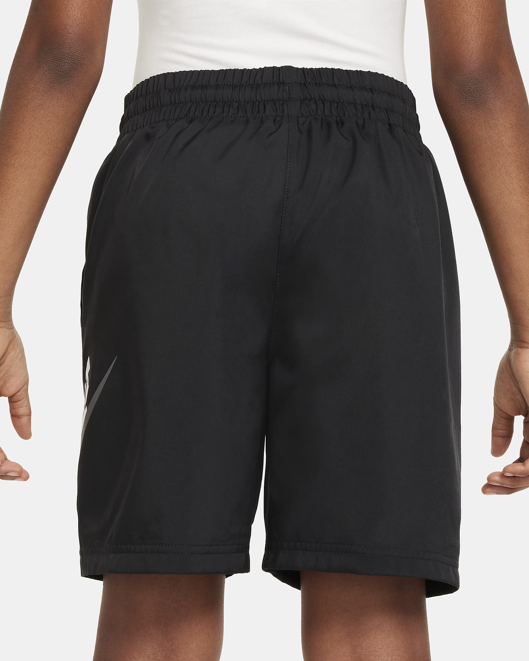 Calções entrançados Nike Sportswear Júnior - Preto