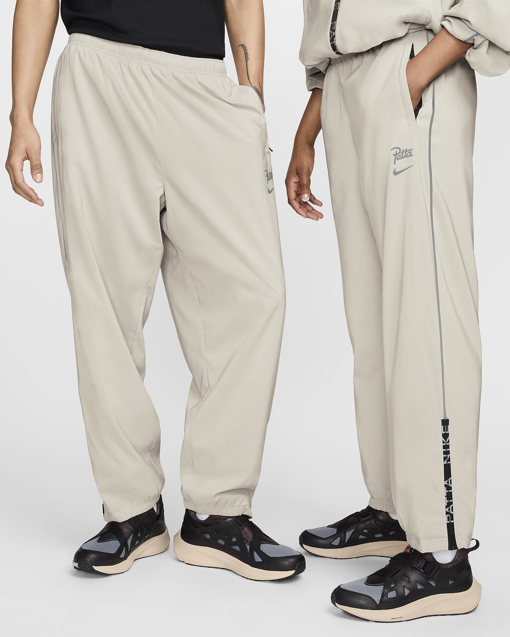 Pantalon de survêtement Nike x Patta Running Team pour homme - Sanddrift/Cream II