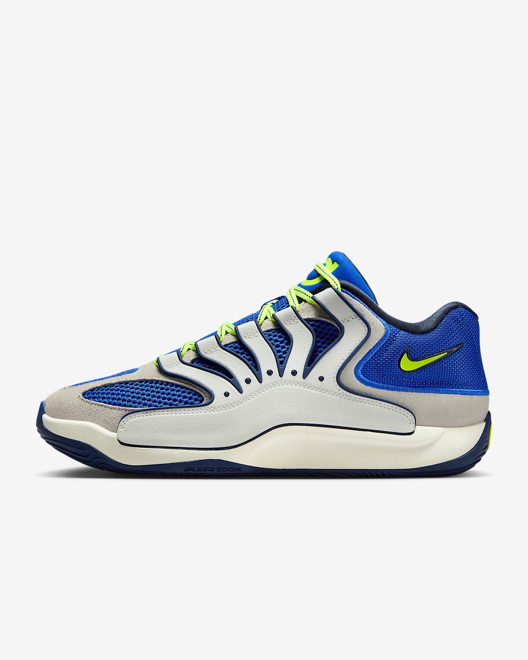 KD18 EP Basketball Shoes - Hyper Royal/Sail/Neon Yellow