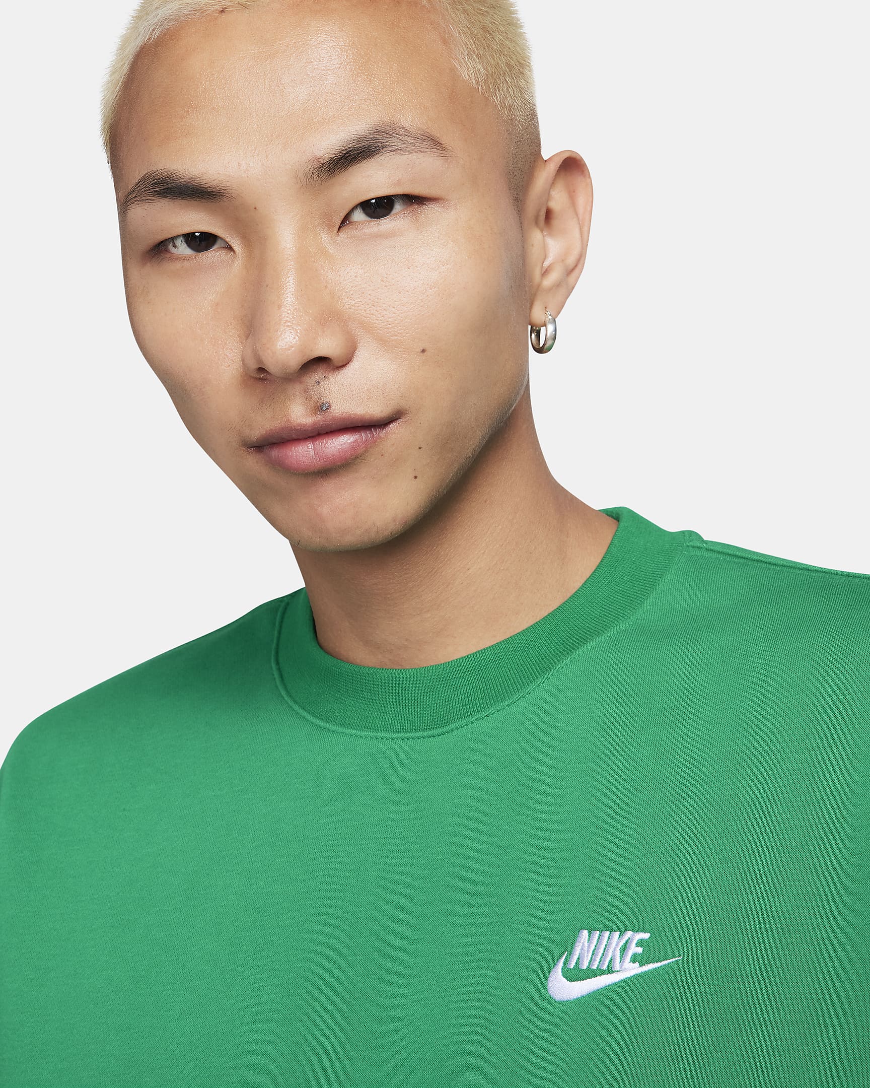 Nike Sportswear Club Fleece Crew - Malachite/White