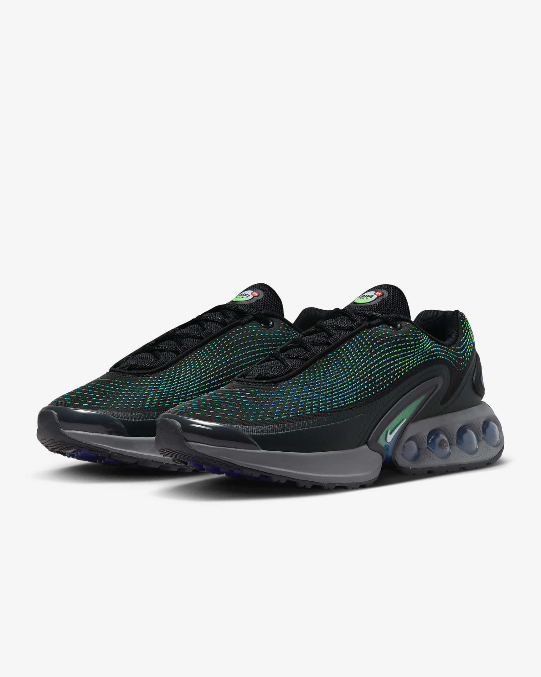 Nike Air Max Dn cipő - Fekete/Hyper Cobalt/Rage Green/Fehér