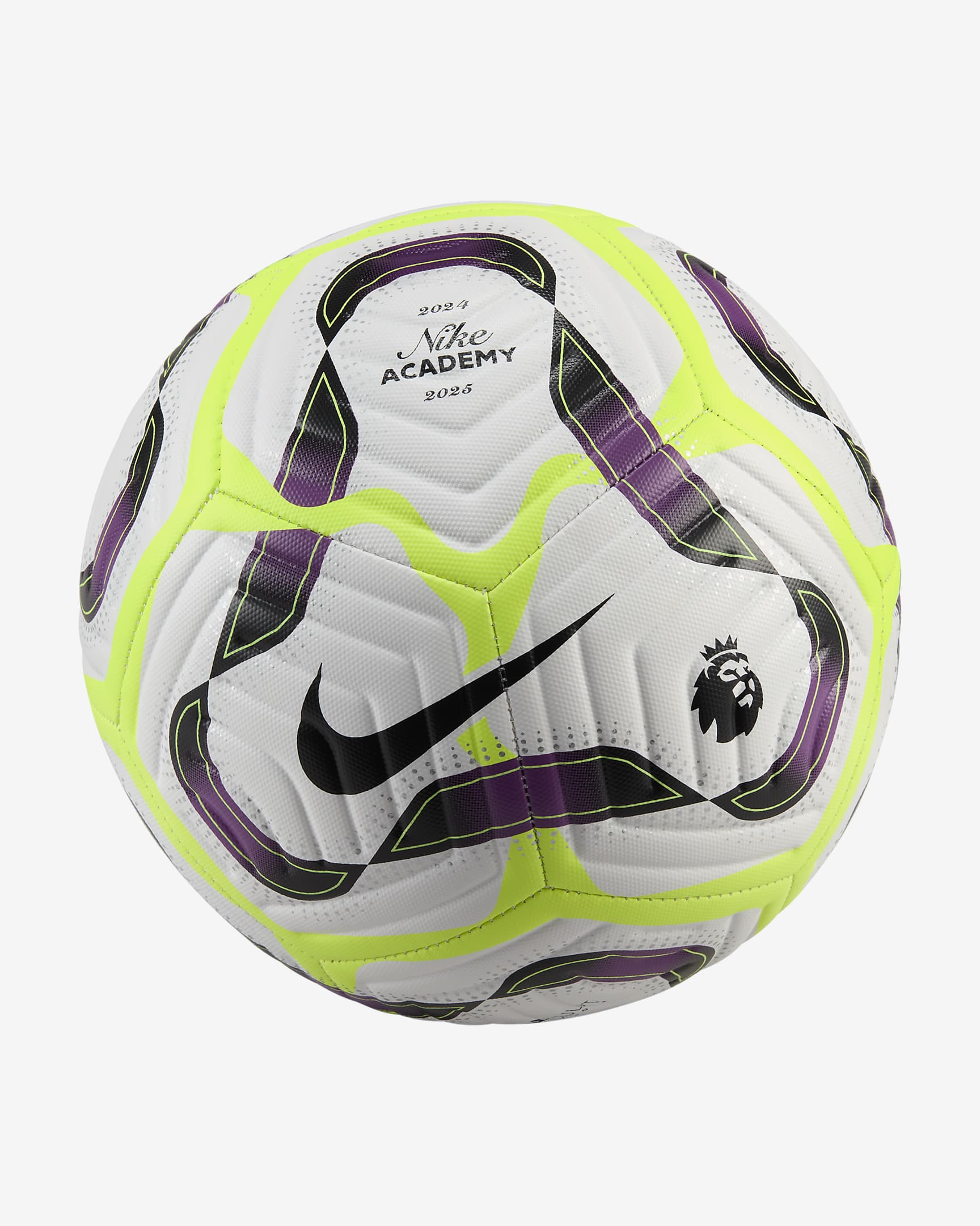 Fotbalový míč Premier League Academy - Bílá/Bold Berry/Volt/Černá