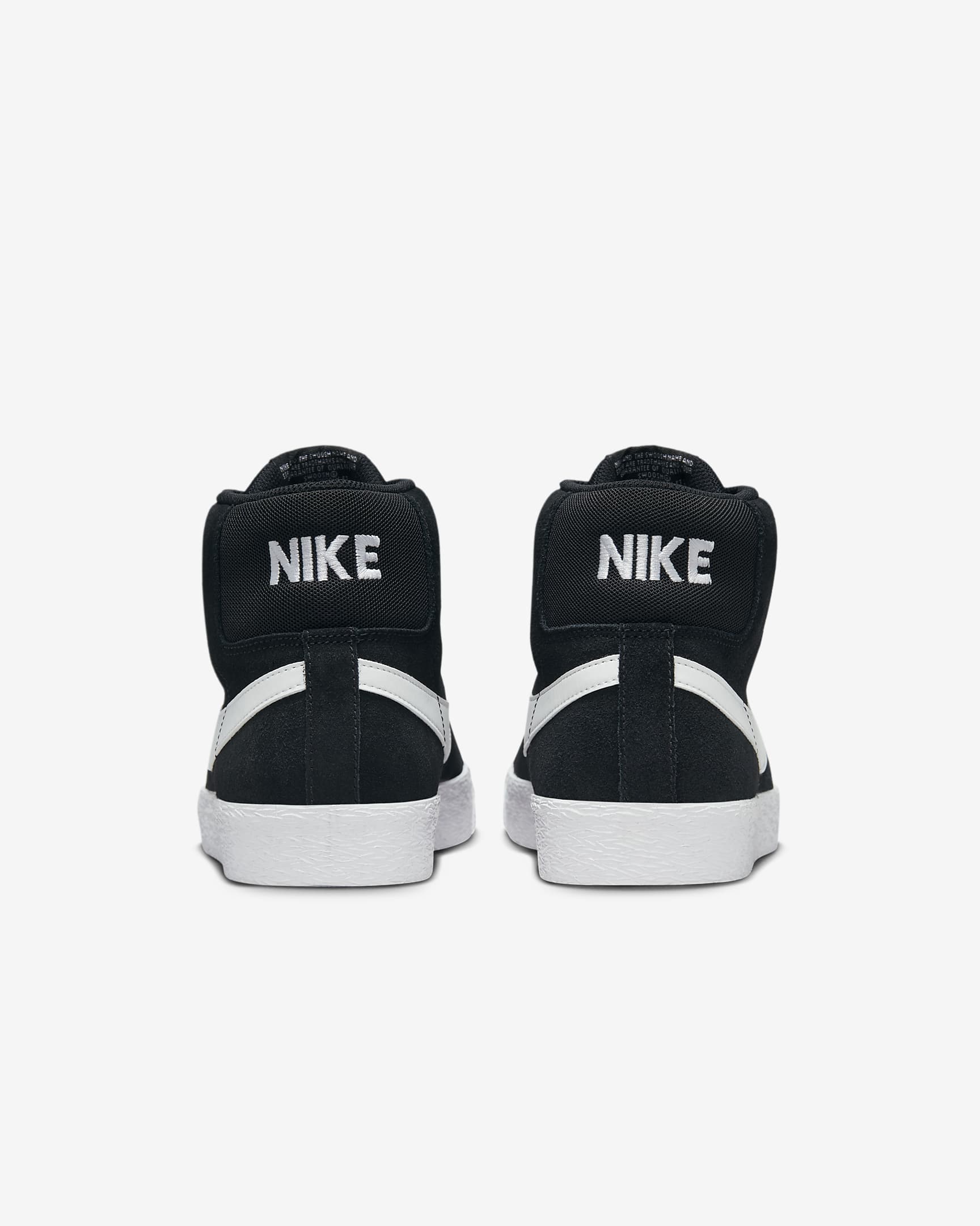 Chaussure de skateboard Nike SB Zoom Blazer Mid - Noir/Blanc/Blanc/Blanc