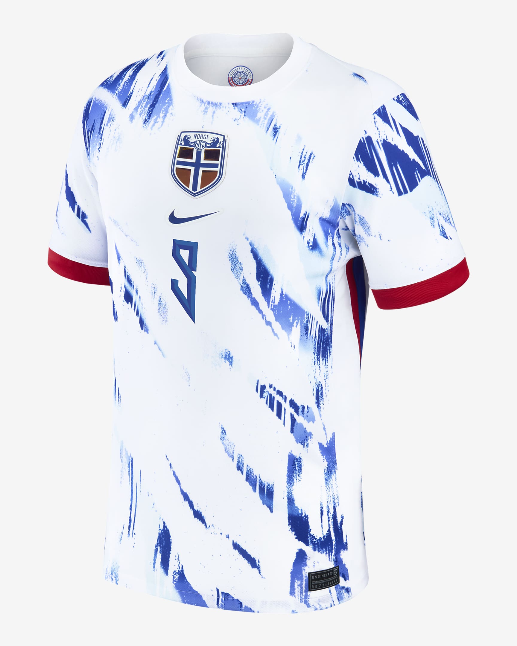 Erling Haaland Norway National Team 2024 Stadium Away Men's Nike Dri