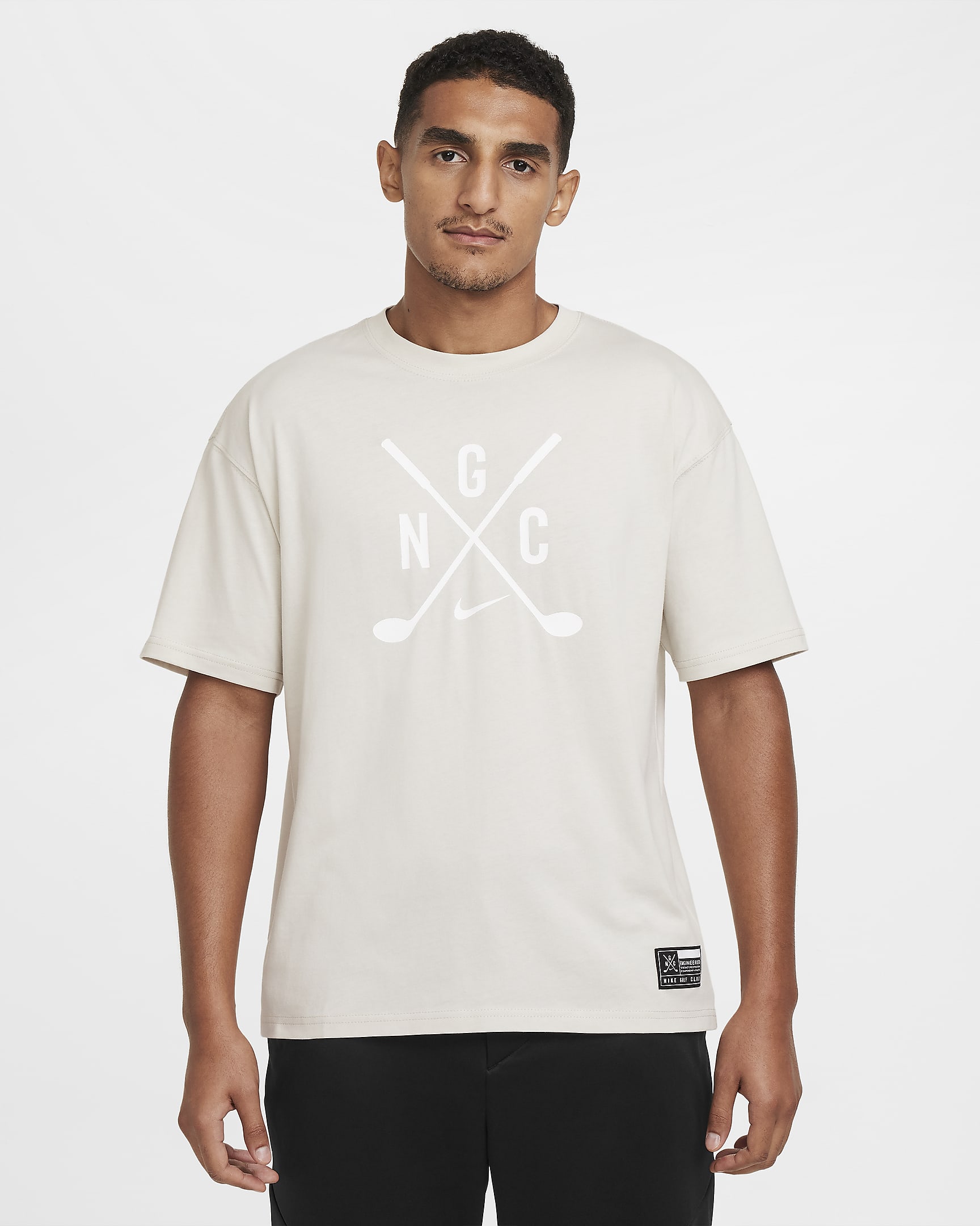 Nike Max90 Men's Golf T-Shirt - Light Bone