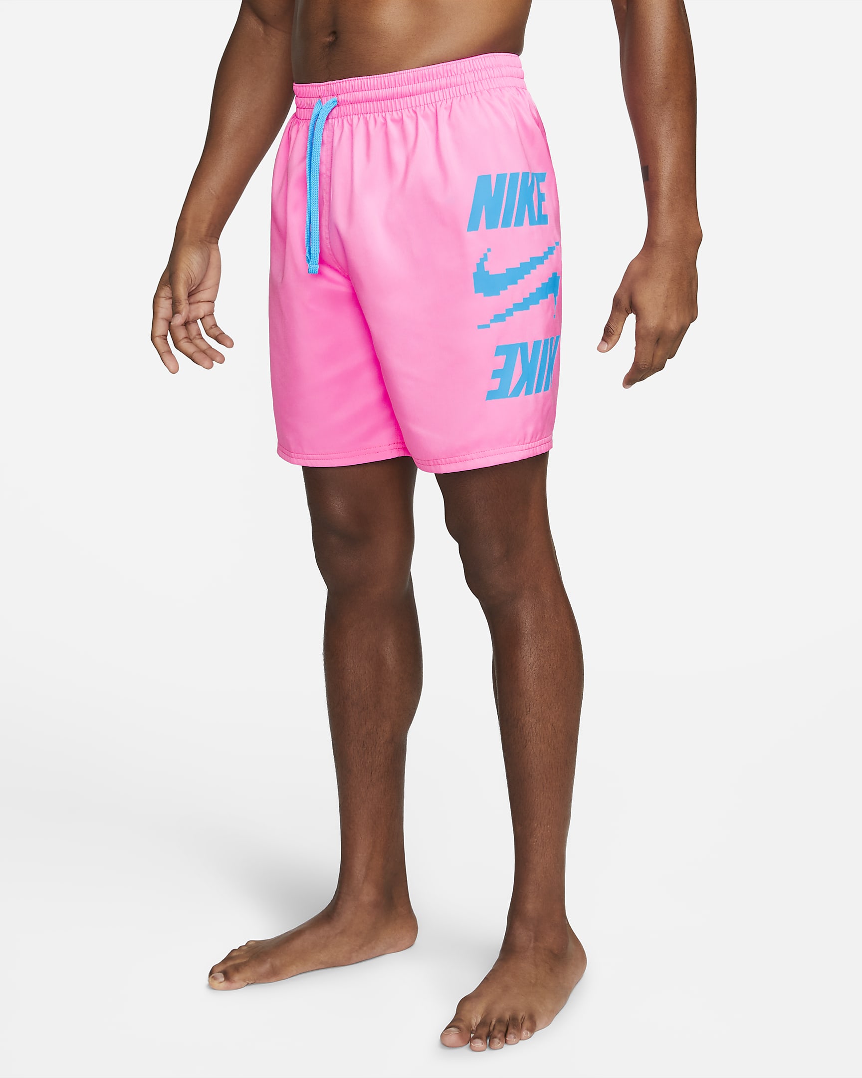 Nike Men's 7" Volley Shorts - Pink Spell