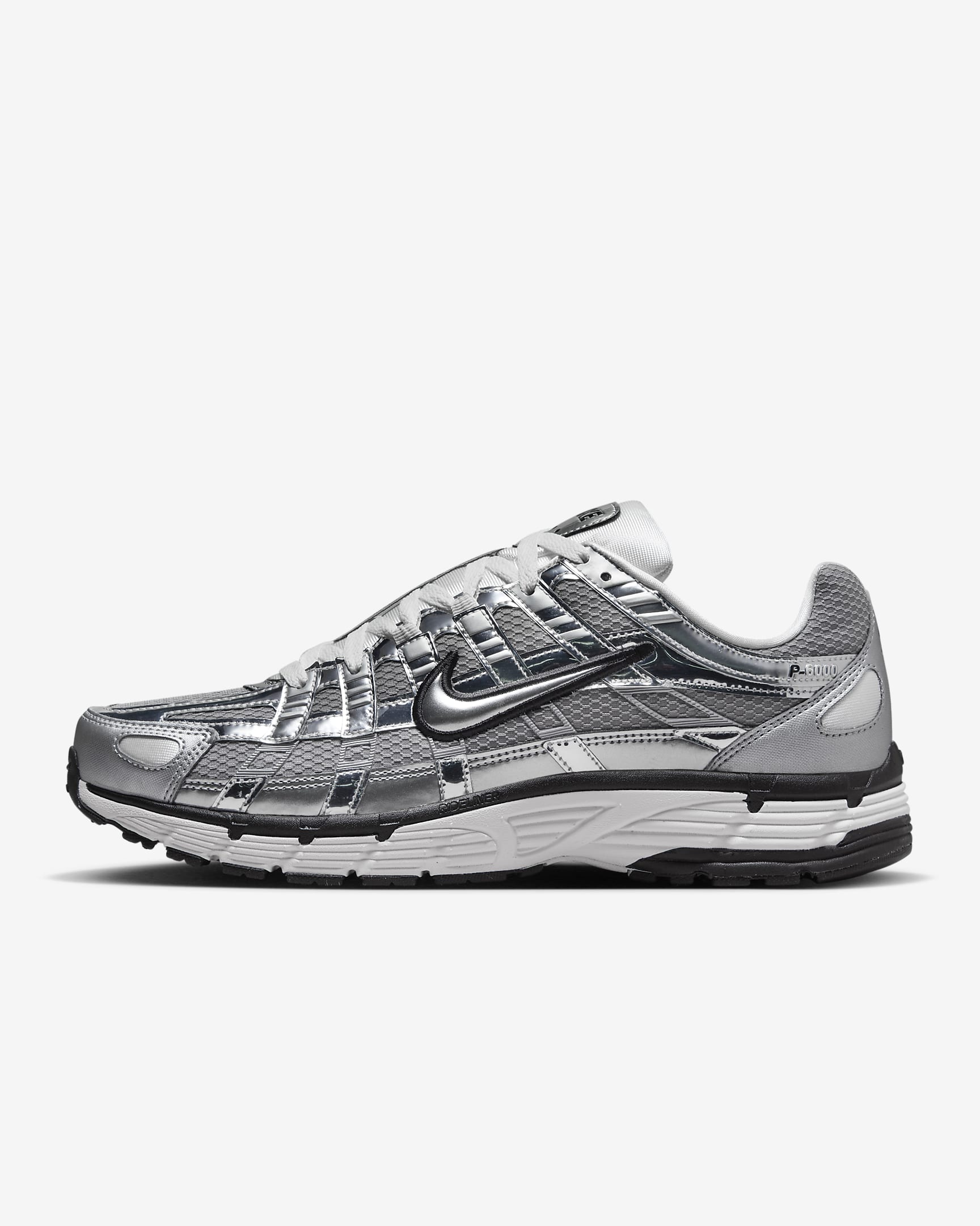 รองเท้า Nike P-6000 - Metallic Silver/Sail/ดำ/Metallic Silver