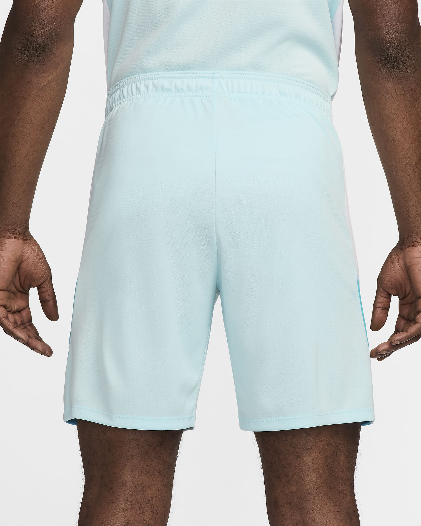 Nike Strike Dri-FIT-Fußballshorts für Herren - Glacier Blue/Weiß/Baltic Blue/Weiß