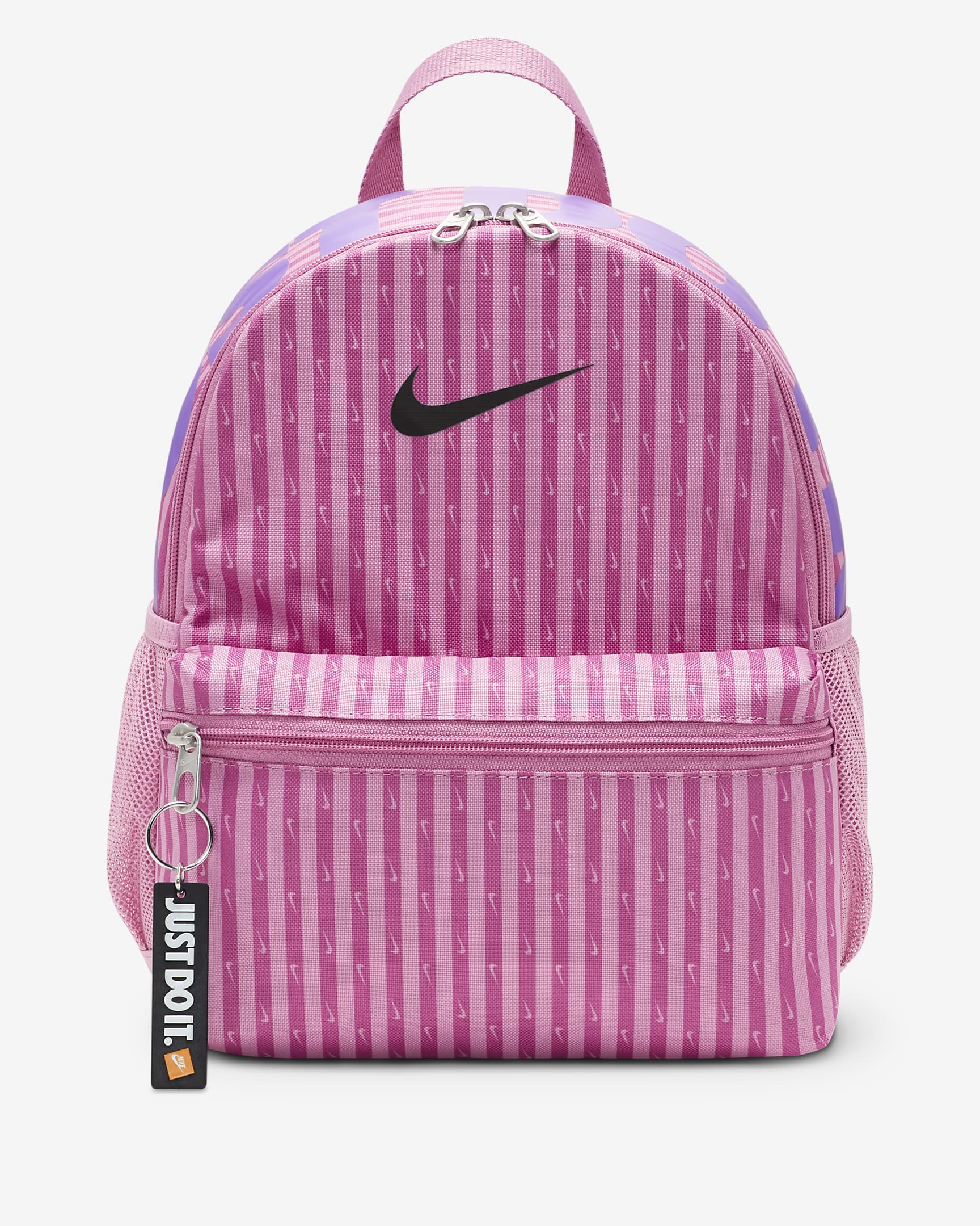 Minimochila para niños grandes (11 L) Nike Brasilia JDI - Flamenco mágico/Flamenco mágico/Negro