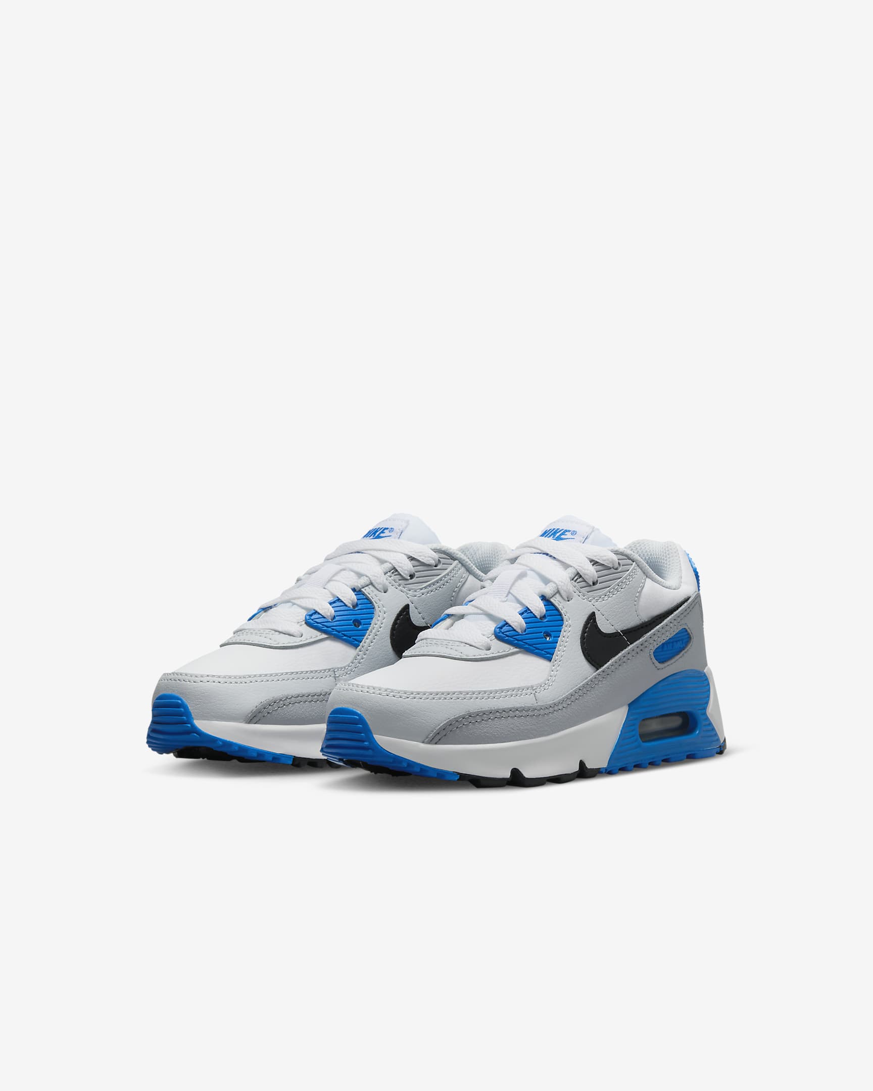 Nike Air Max 90 LTR Younger Kids' Shoes - White/Photo Blue/Pure Platinum/Black