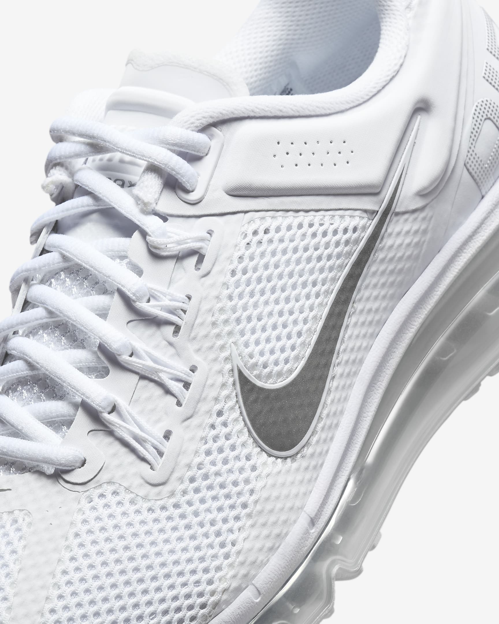 Nike Air Max 2013 Men's Shoes - White/Black/Metallic Silver