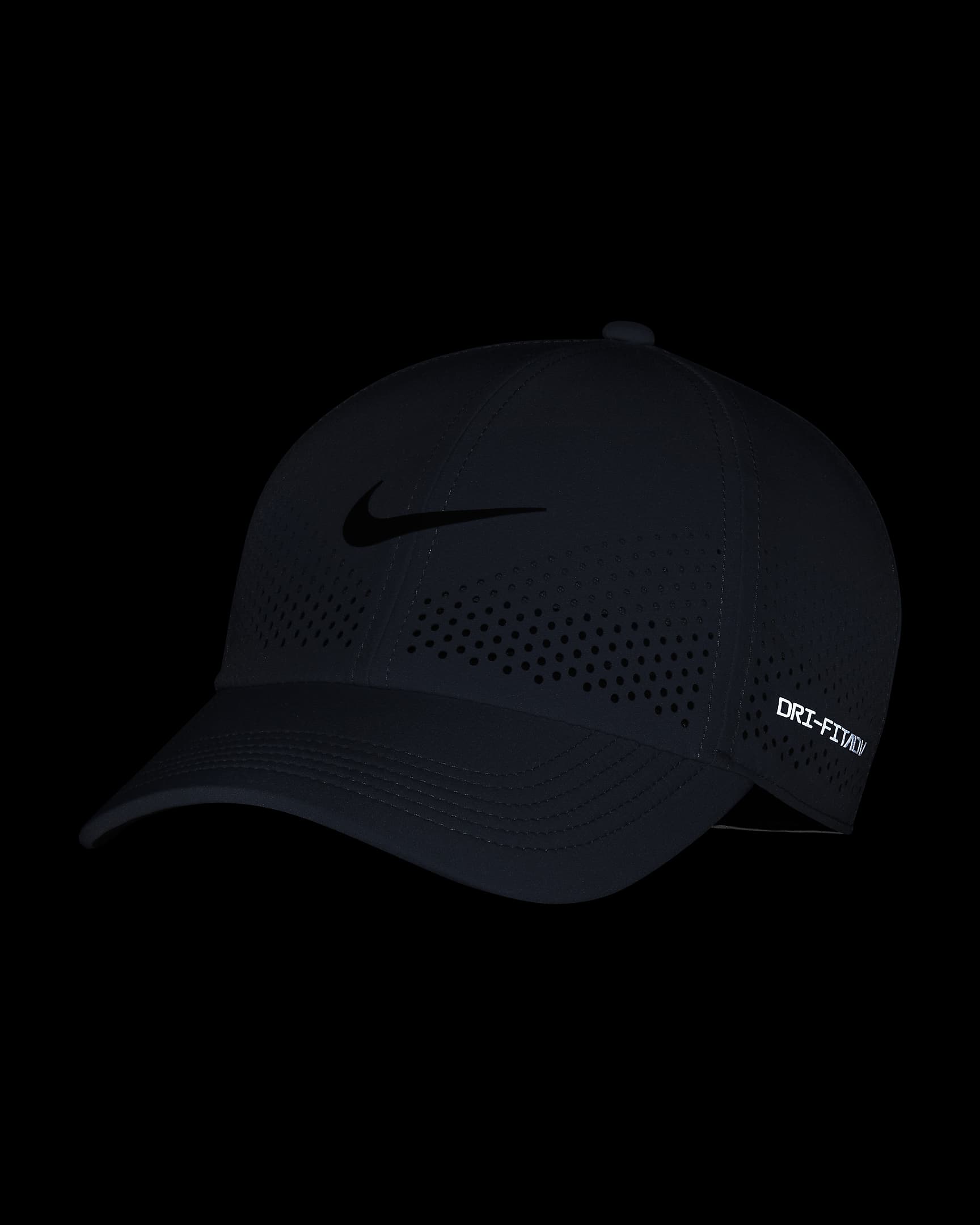 Nike Dri-FIT ADV Club Unstructured Swoosh Cap - Wolf Grey/Black