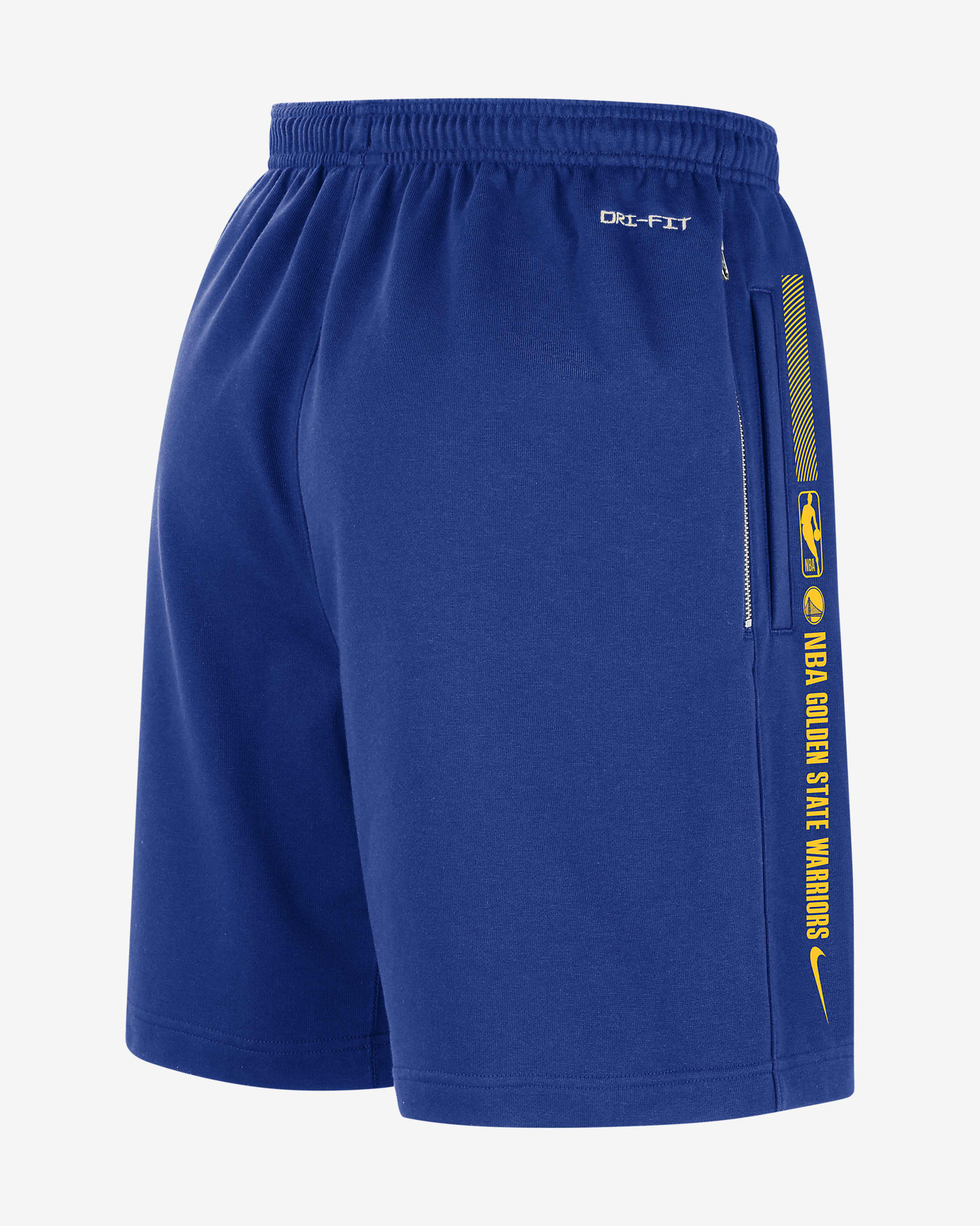 Golden State Warriors Standard Issue Courtside Men's Nike Dri-FIT NBA Shorts - Rush Blue