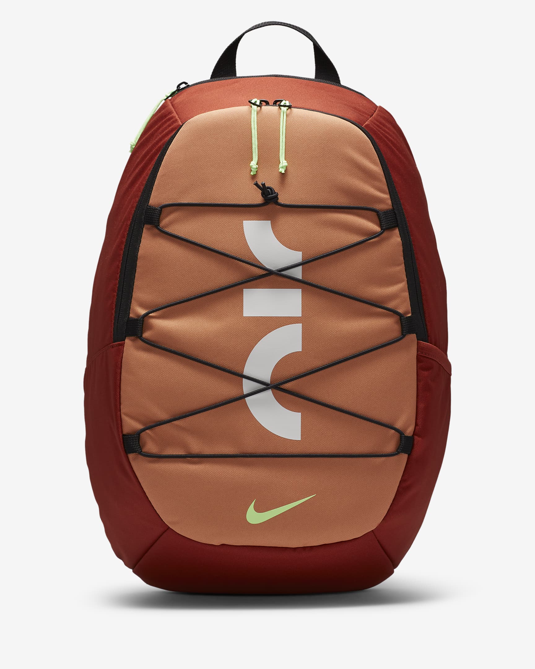 Nike Air Backpack (21L) - Rugged Orange/Amber Brown/Lime Blast