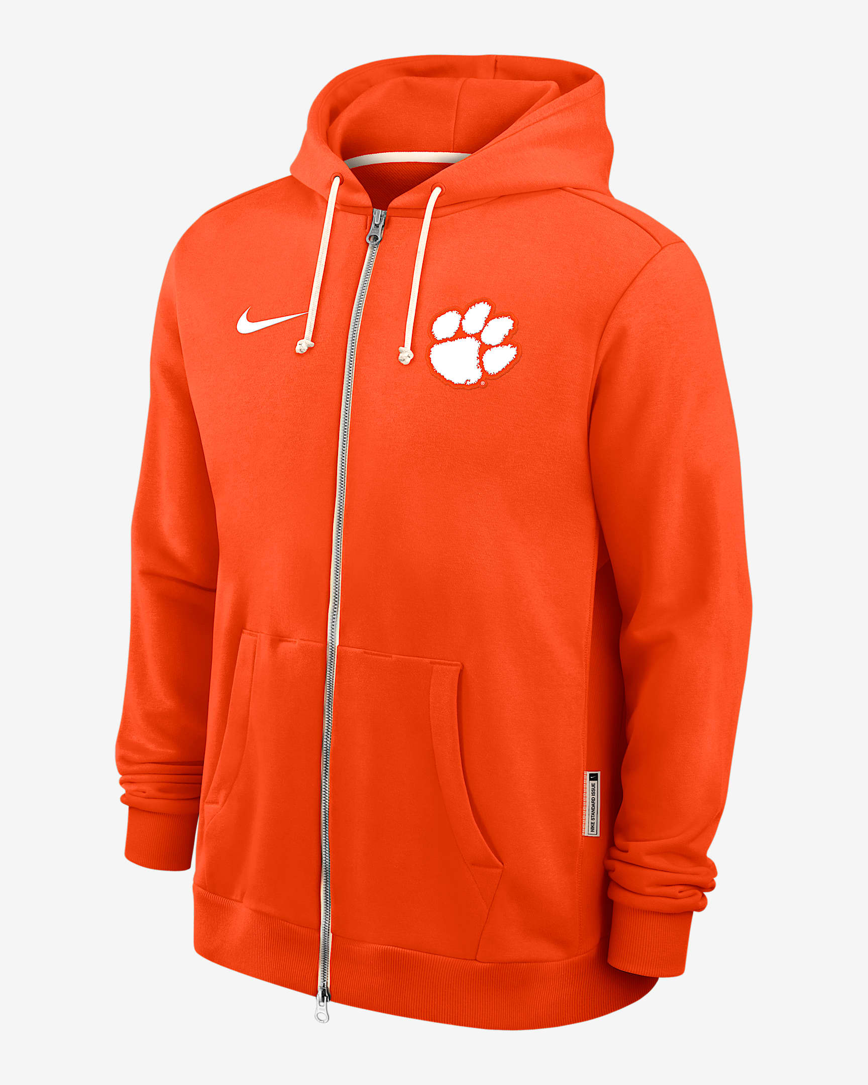 Clemson Sideline Men's Nike Dri-FIT College Full-Zip Hoodie - Orange