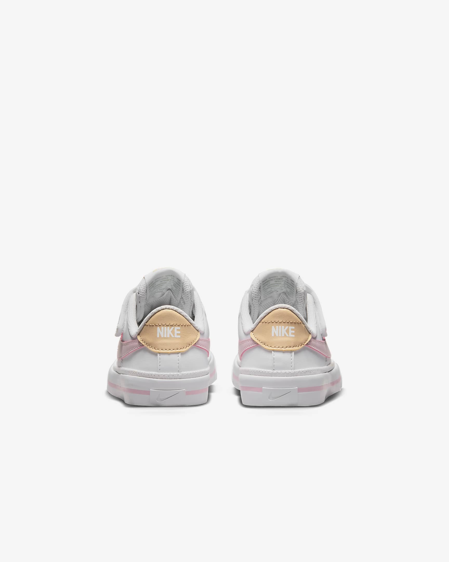 Nike Court Legacy Kleuterschoenen - Wit/Sesame/Honeydew/Pink Foam