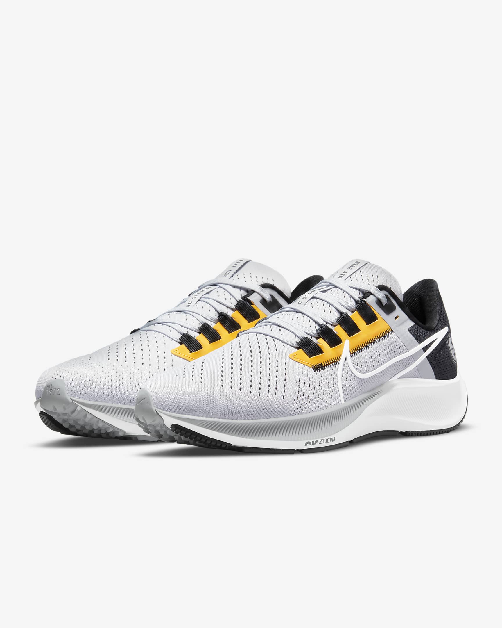 Nike Pegasus 38 (NFL Pittsburgh Steelers) Men's Running Shoes. Nike.com