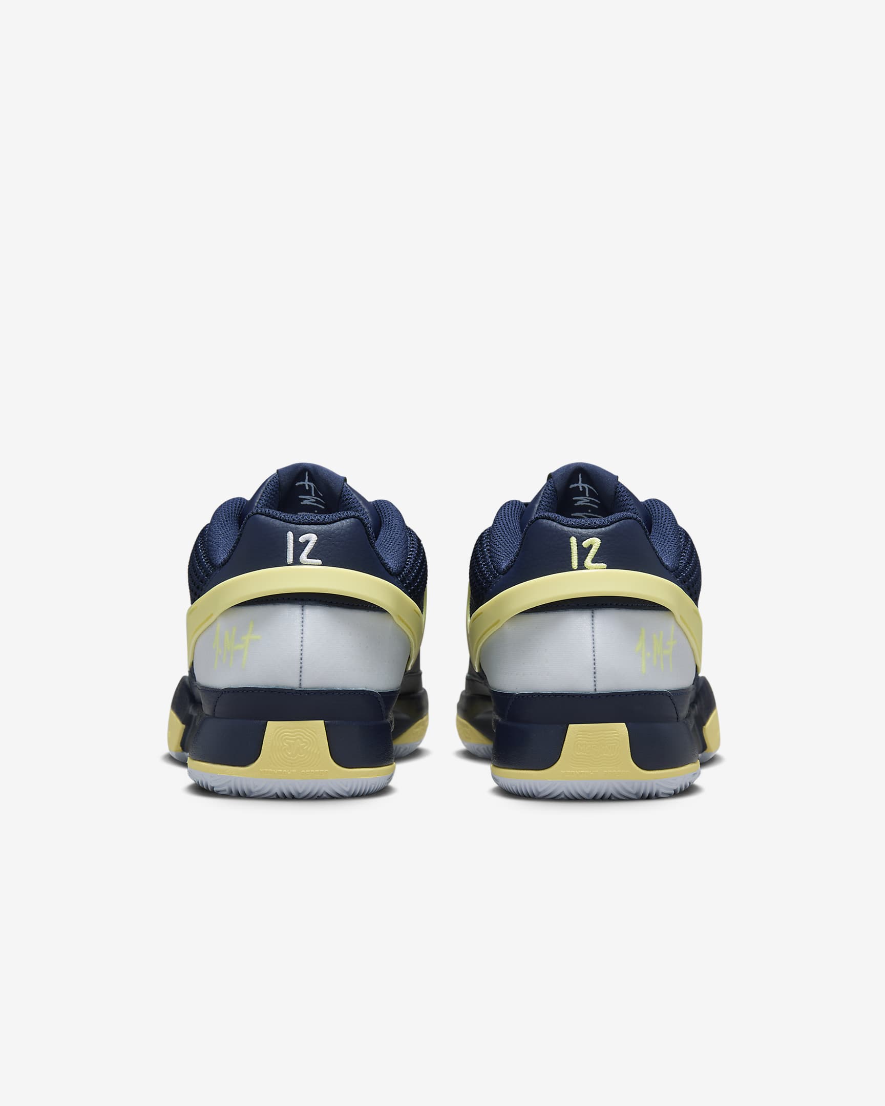 JA 1 Basketball Shoes - Midnight Navy/Football Grey/Light Laser Orange