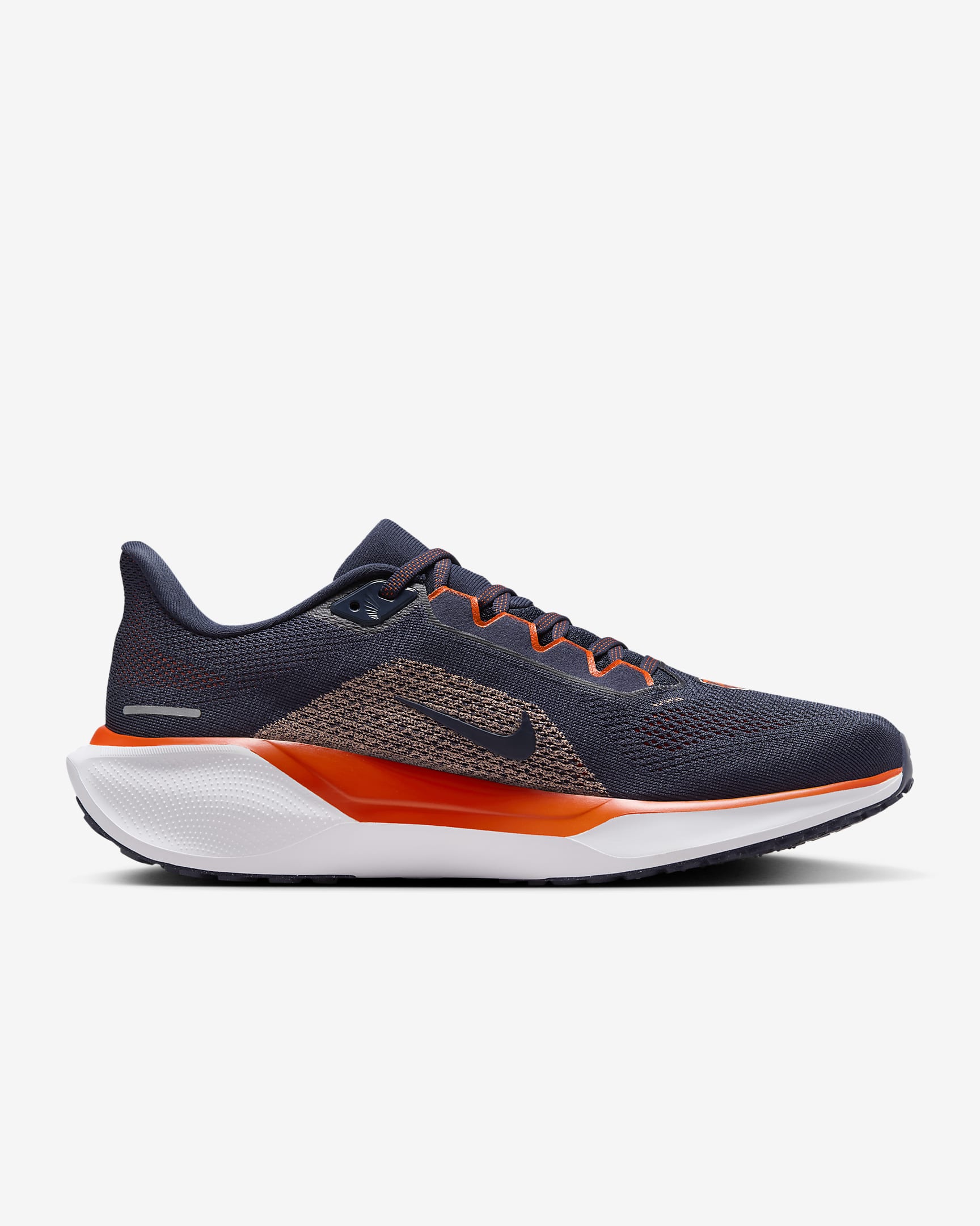 Nike Pegasus 41 NFL Chicago Bears Men's Road Running Shoes - Marine/White/University Orange/White