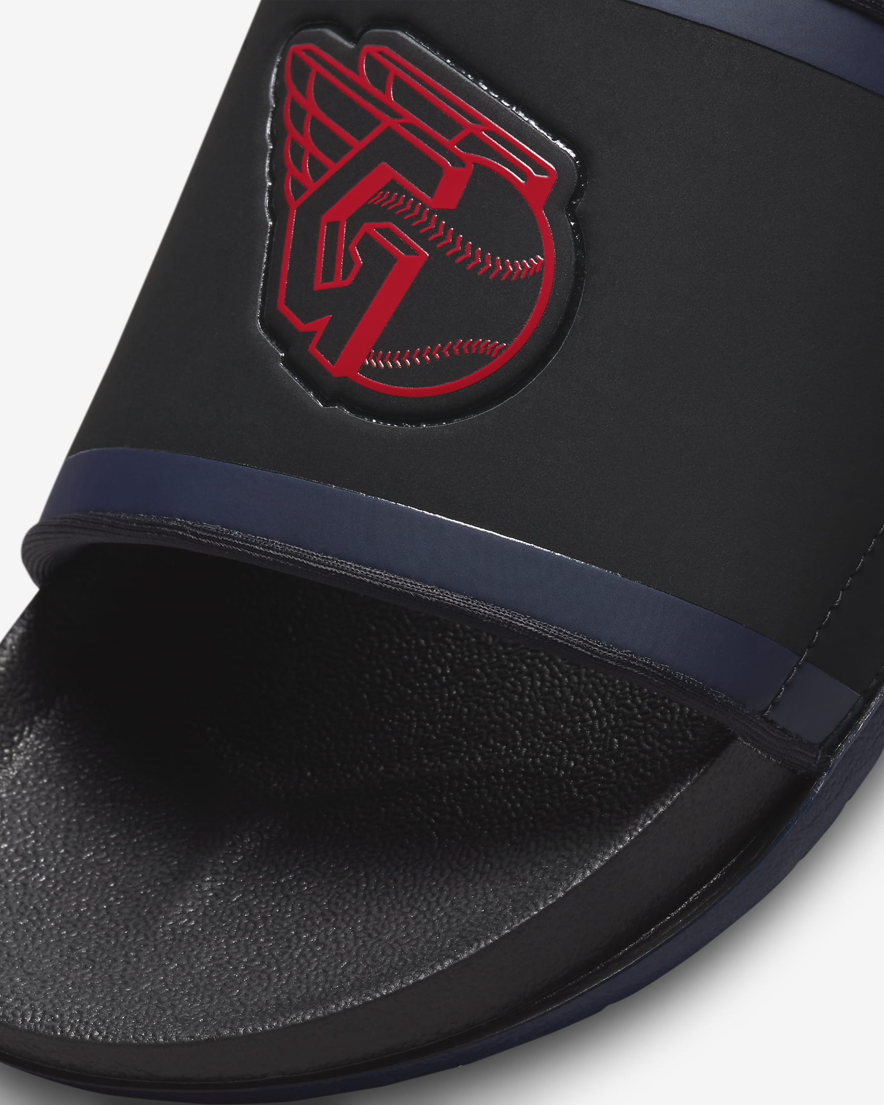 Nike Offcourt (MLB Cleveland) Slide - Black/College Navy/Sport Red