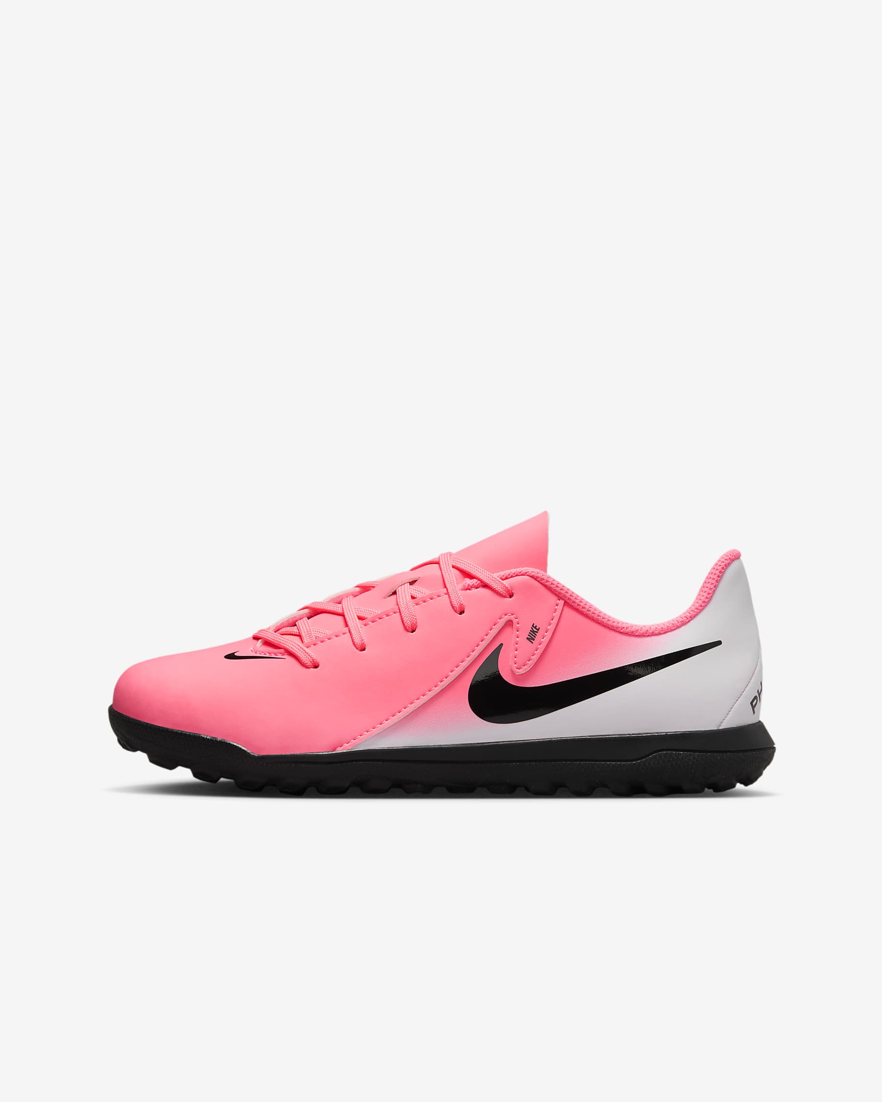 รองเท้าฟุตบอลเด็กเล็ก/เด็กโต TF Nike Jr. Phantom GX 2 Club - Sunset Pulse/ดำ