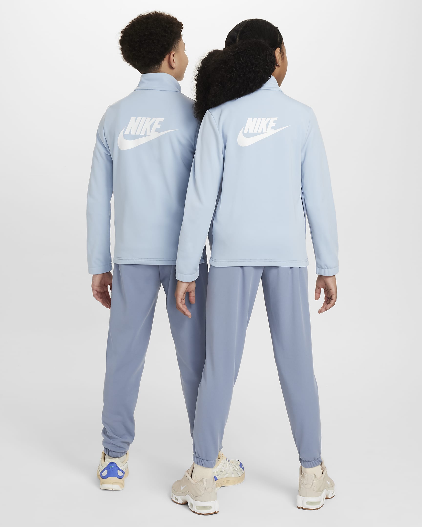 Nike Sportswear Big Kids' Tracksuit - Light Armory Blue/Ashen Slate/White